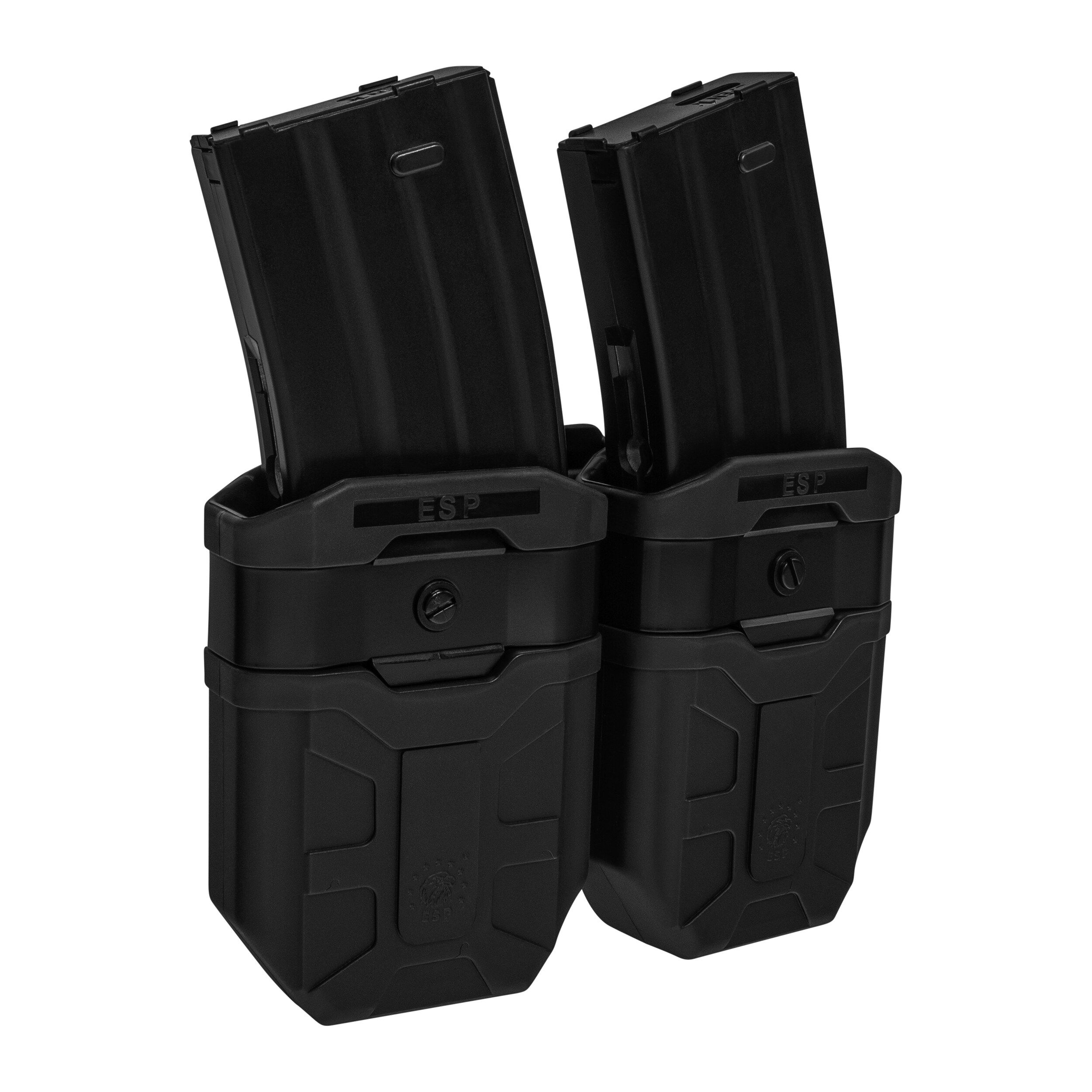 Husă dublă rotativă ESP cu suport UBC-07 Clip pentru încărcatoare 7,62 mm - Black