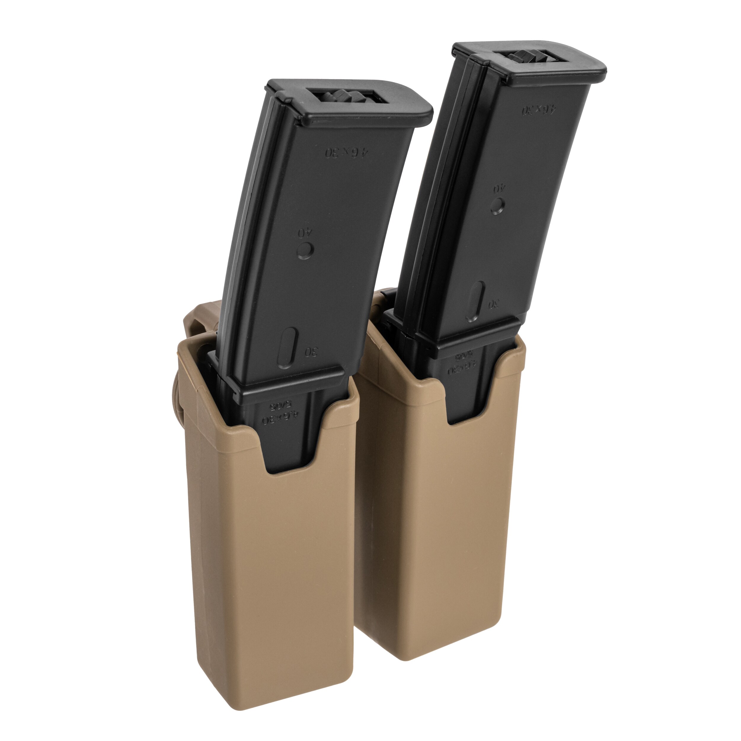 Portîncărcător dublu ESP cu suport UBC-01 Clemă pentru încărcătoare MP5/UZI/SA VZ.61 - Khaki