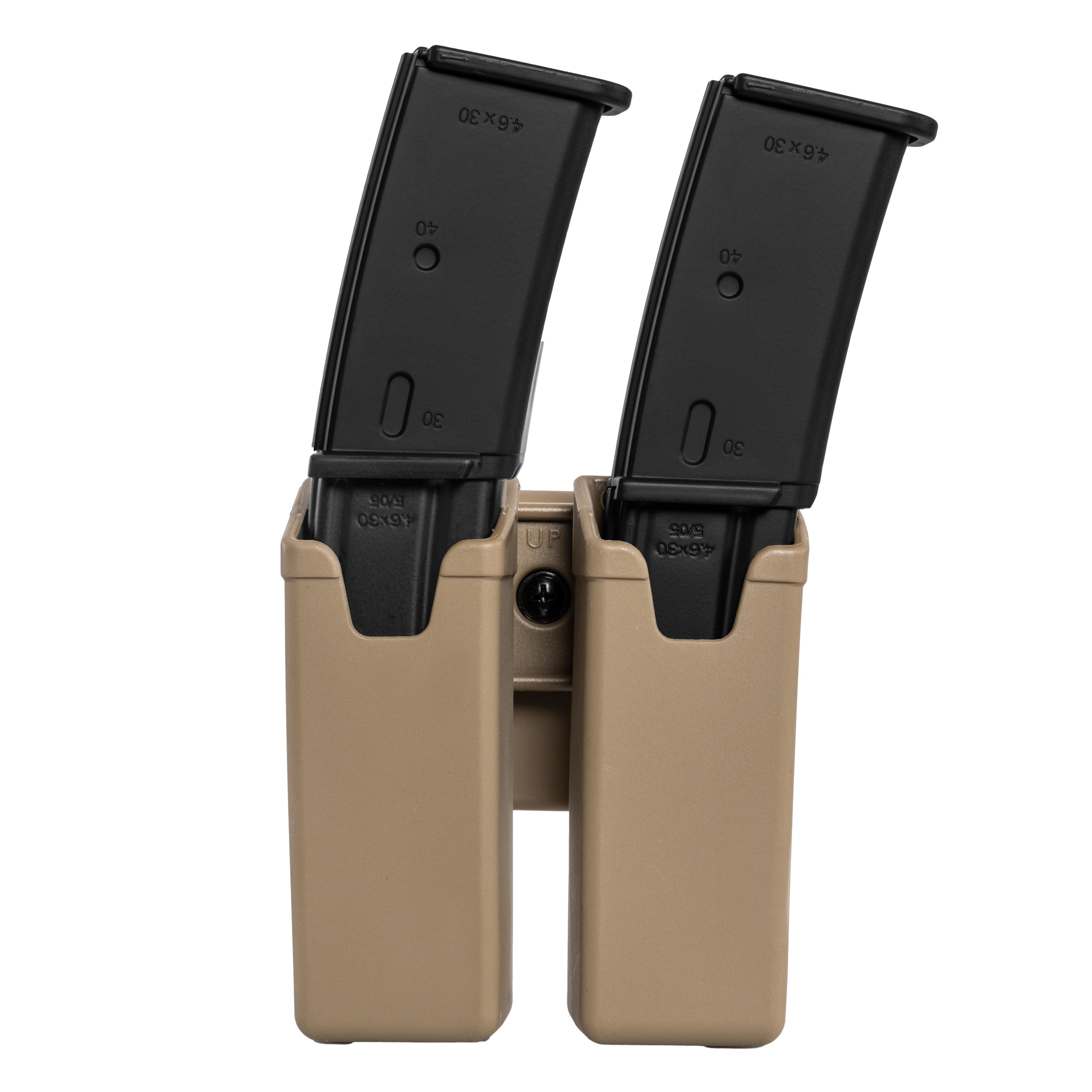 Husă dublă ESP cu suport UBC-03 Clip pentru încărcătoare MP5/UZI/SA VZ.61 - Khaki