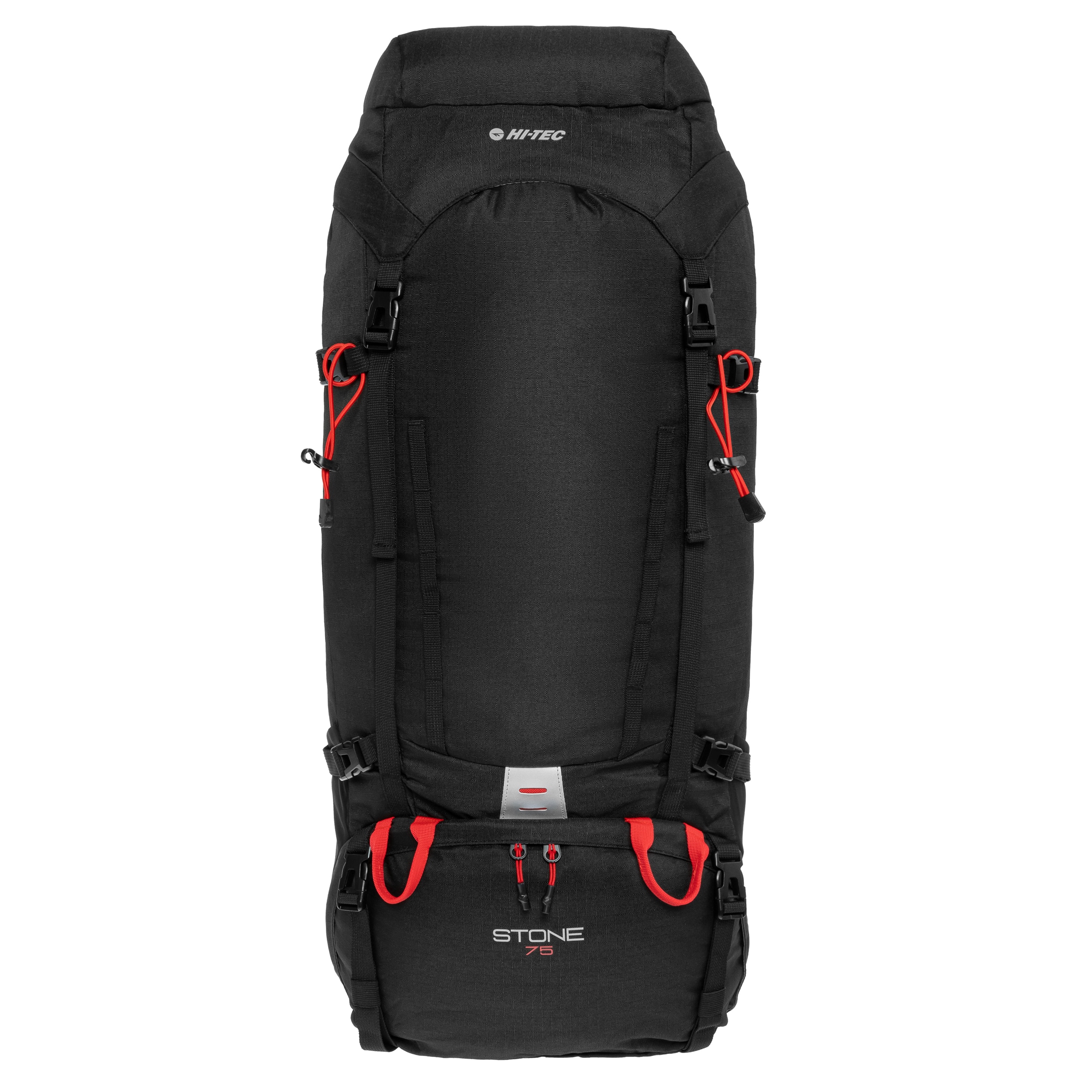 Rucsac Hi-Tec Stone 75 l - Black/High Risk Red