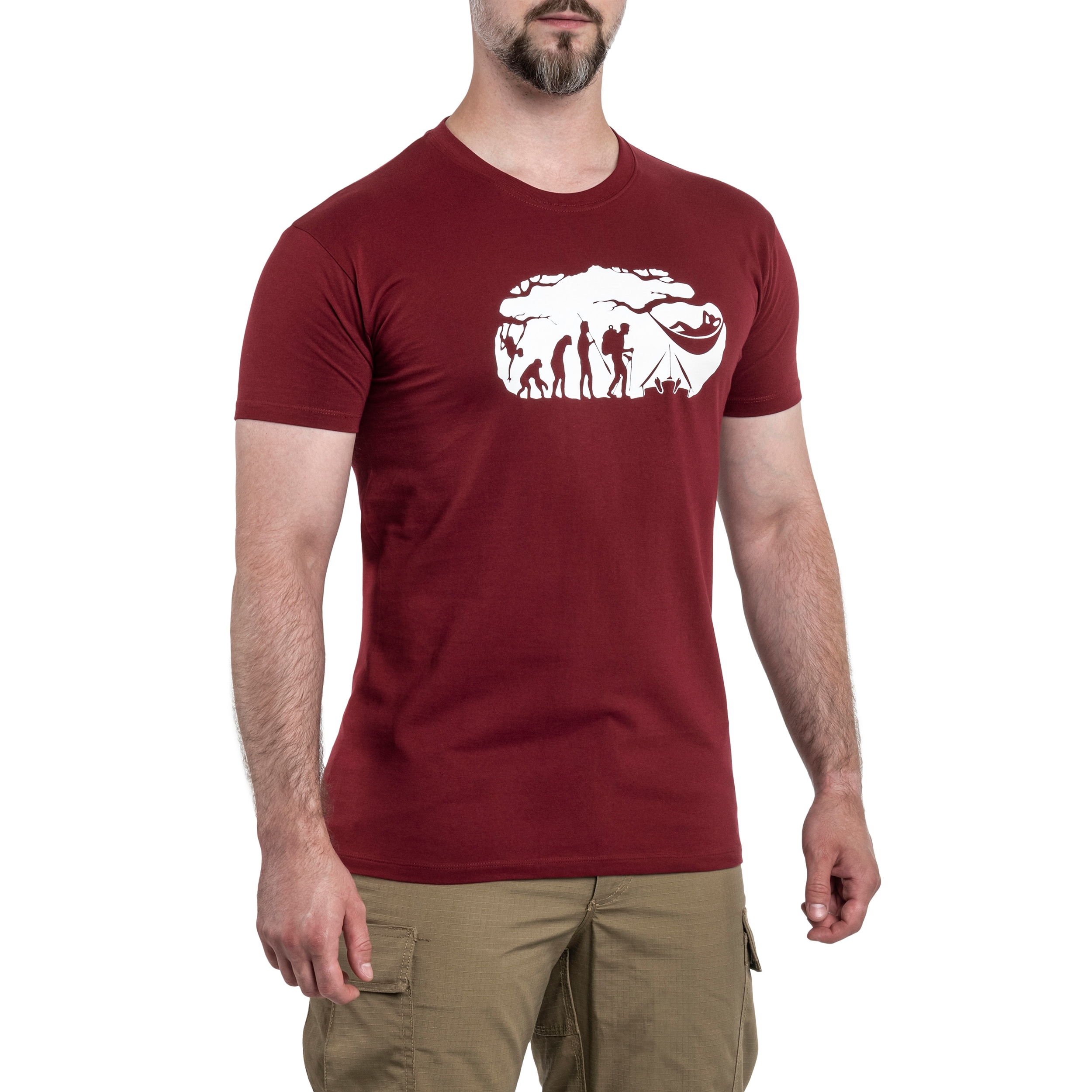 Tricou TigerWood Bushcraft Evolution - Bleumarin