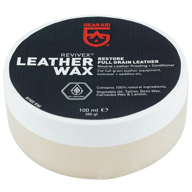 Ceară pentru întreținerea echipamentelor Gear Aid Revivex Leather Wax - 100 ml