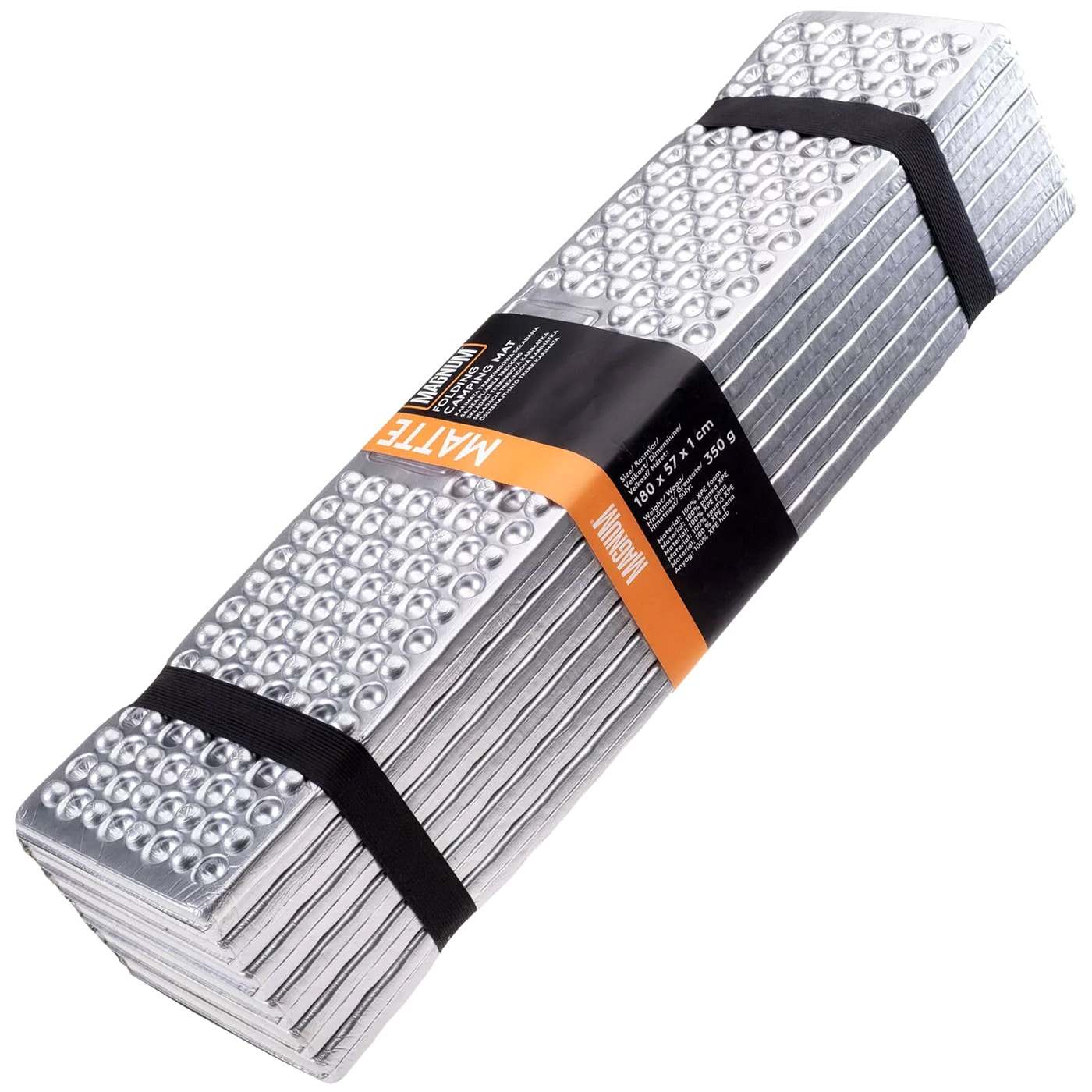 Saltea turistică (karemat) pliabilă Magnum Matte - Silver/Olivine