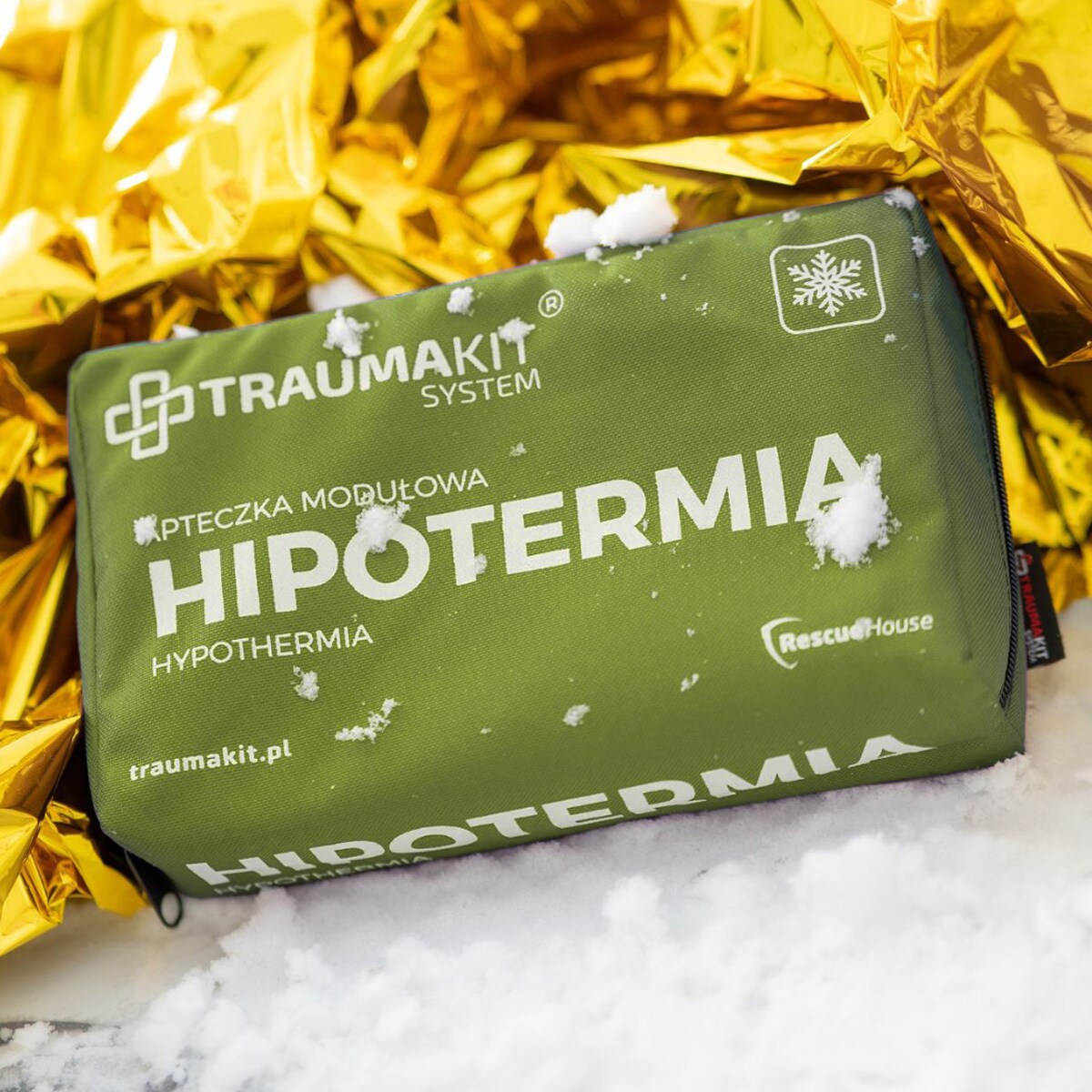 Trusă de prim ajutor modulară AedMax Trauma Kit H Verde - Hipotermie