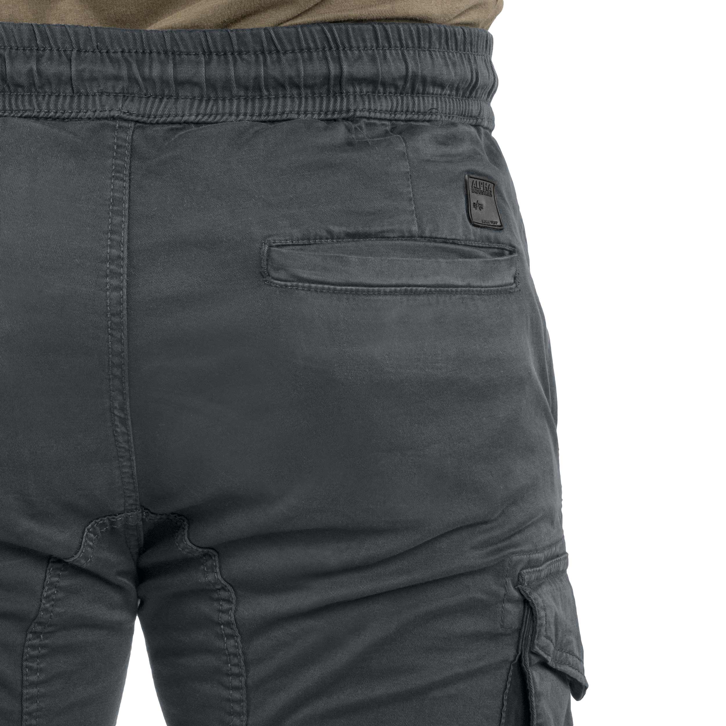 Pantaloni scurți Alpha Industries Cotton Twill Jogger - Vintage Grey