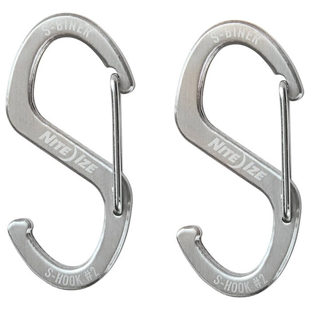 Cârlig cu carabină Nite Ize S-Biner Hook 'N Hold S-Hook Small - 2 buc.
