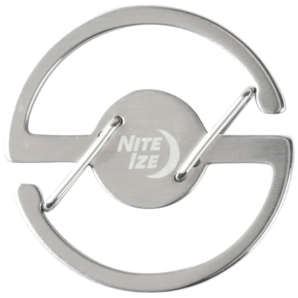 Carabină Nite Ize Medallion Key - Silver