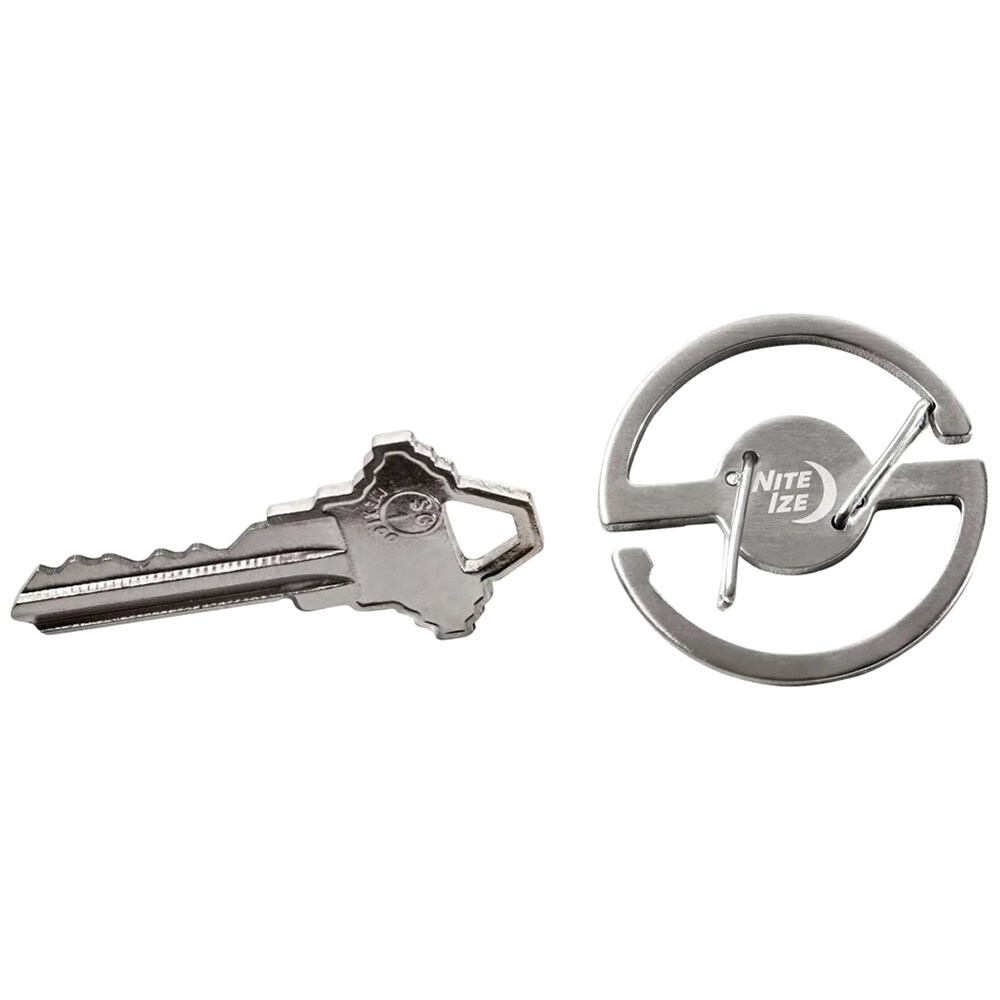 Carabină Nite Ize Medallion Key - Silver