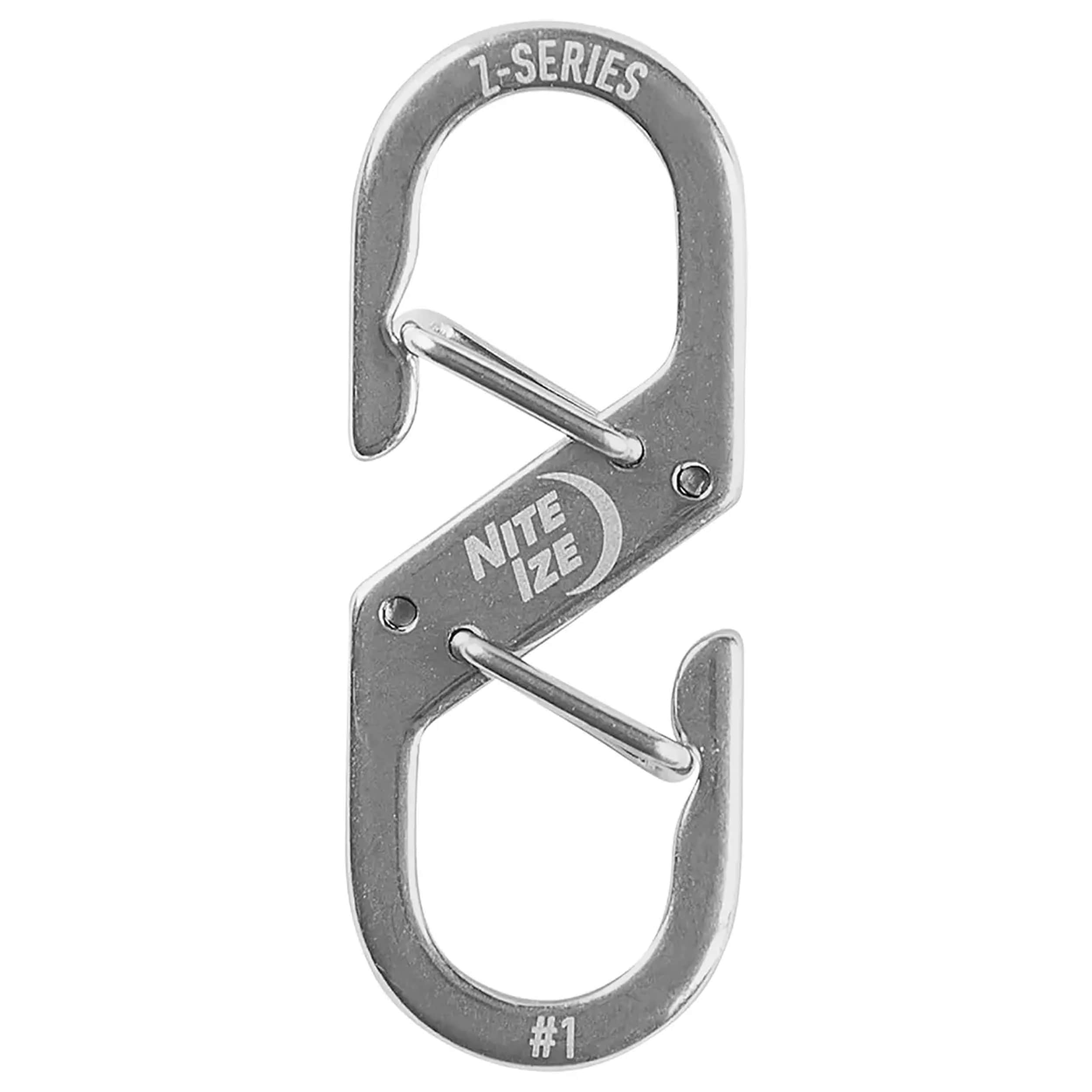 Carabină Nite Ize Z-Series #1 - 2 buc. - Steel