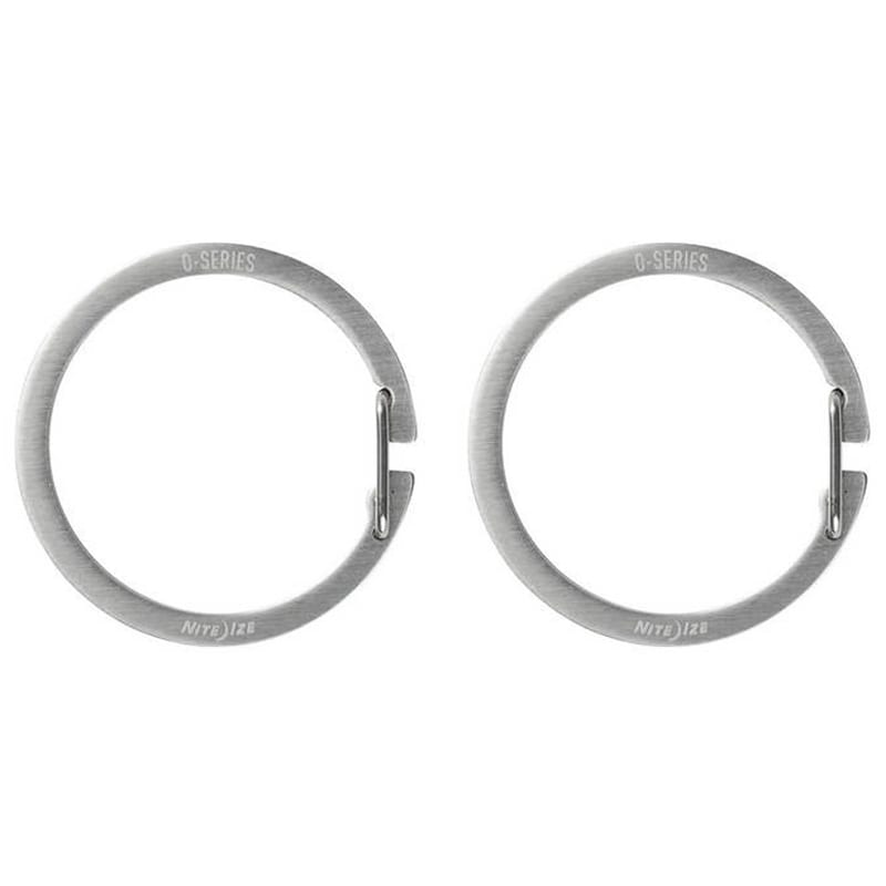 Inel pentru cheie Nite Ize O-Series Silver - 2 buc.