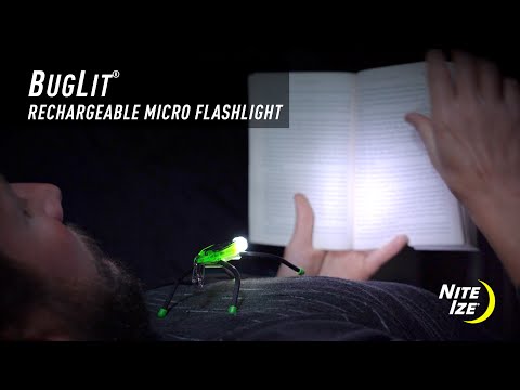 Lanternă Nite Ize Buglit USB - Coyote/Black