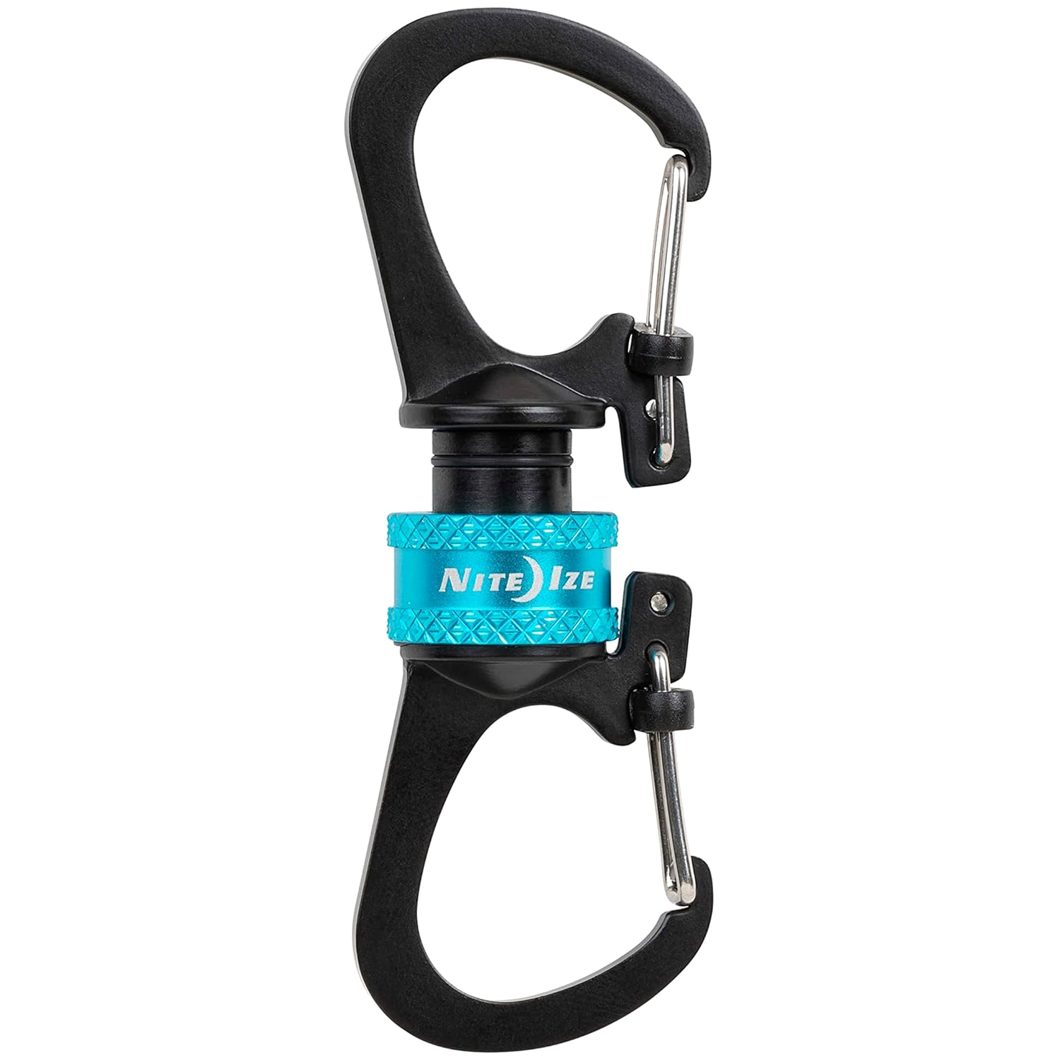Carabină Nite Ize SlideLock 360 st. Magnetic Locking Dual Carabiner - Blue