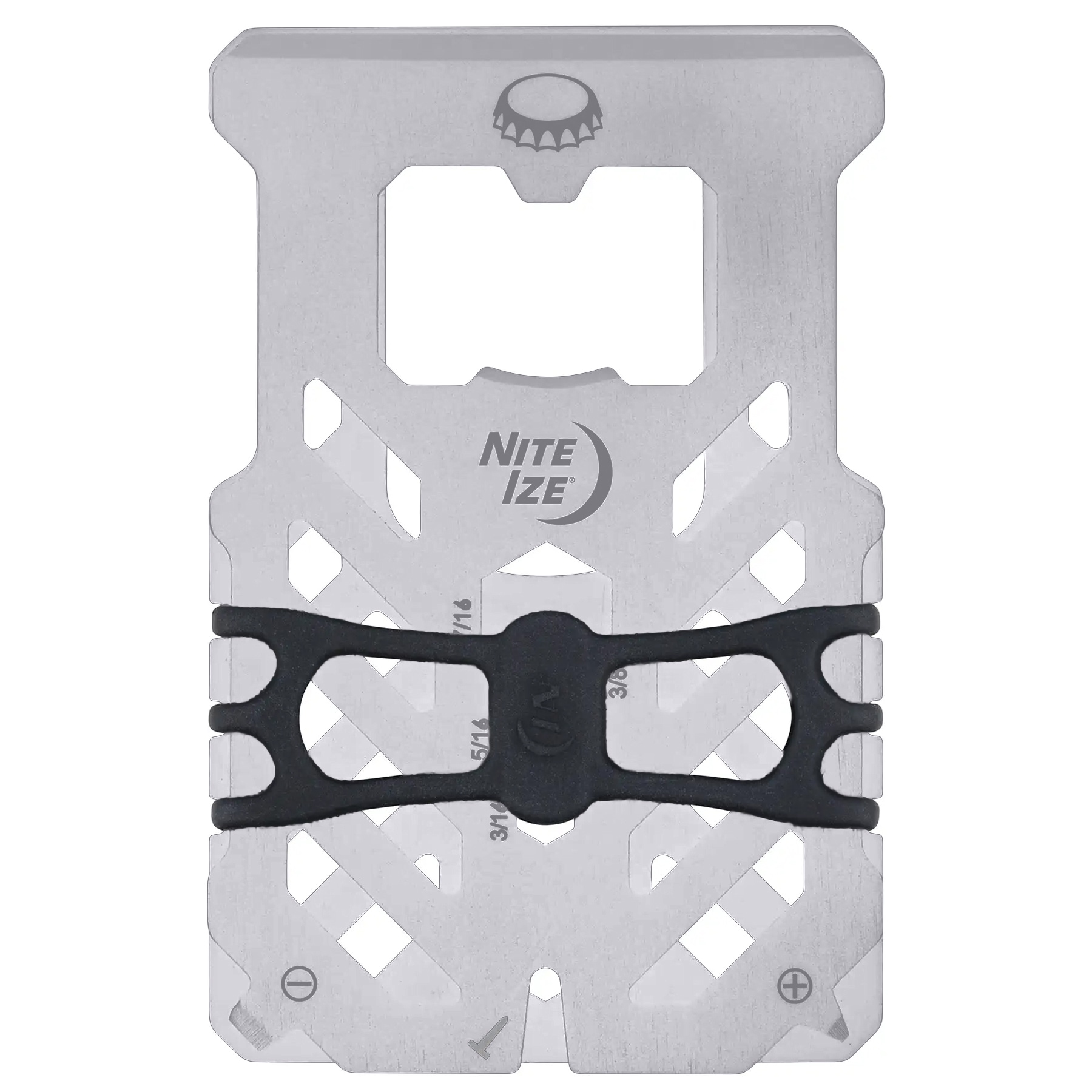 Multitool Nite Ize FinancialTool RFID Blocking Wallet - Oțel