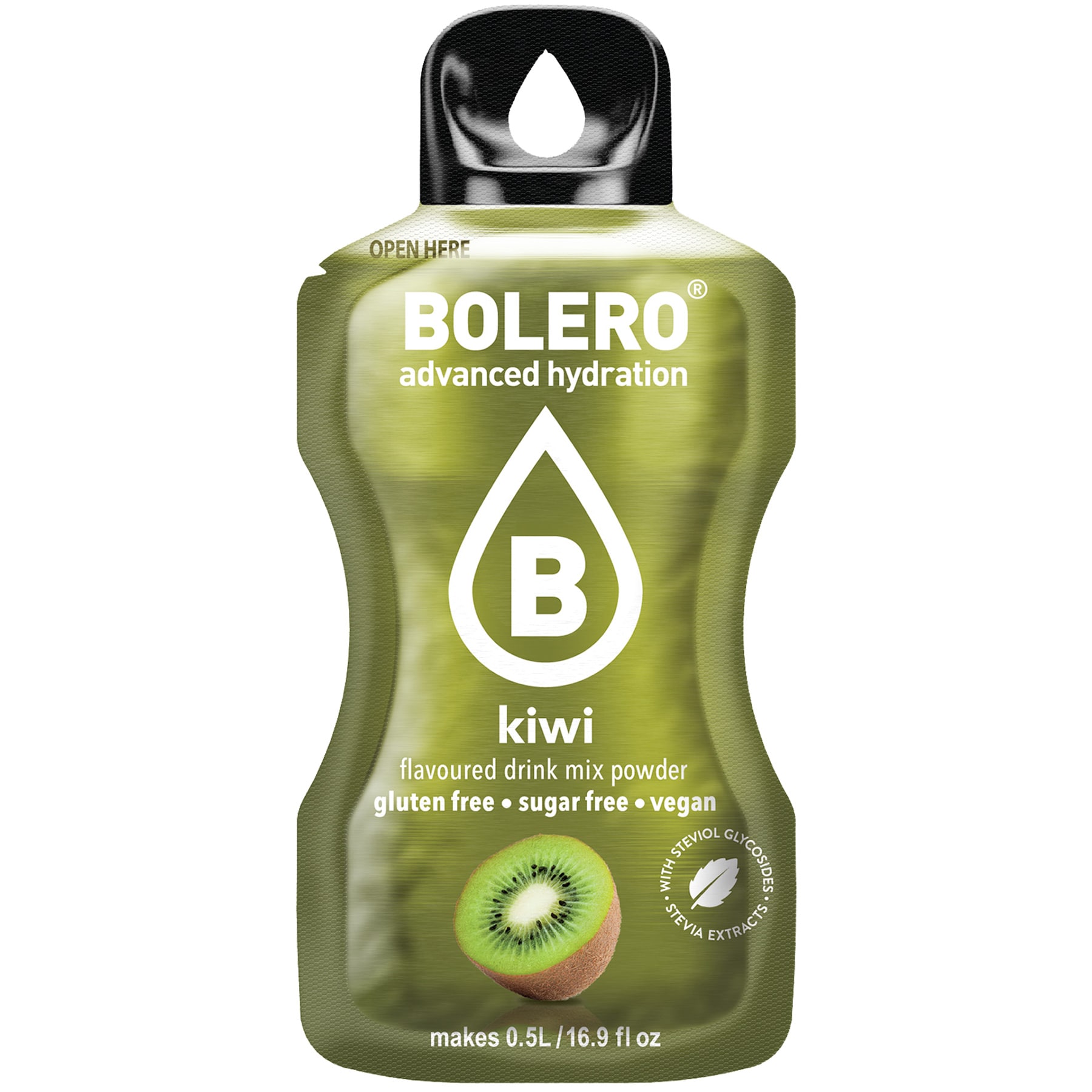 Băutură instant Bolero Kiwi cu stevie 3 g