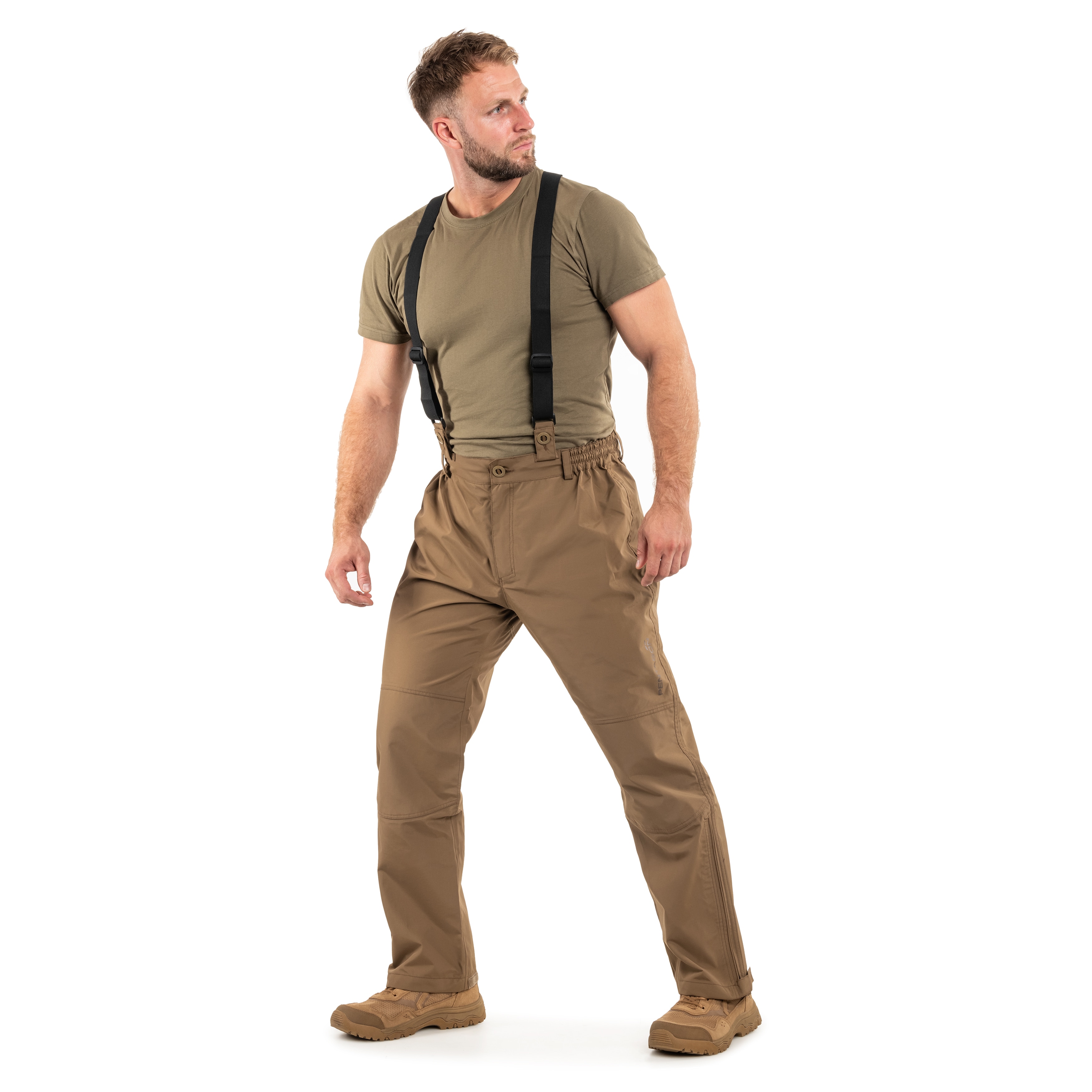 Pantaloni Pentagon Hurricane cu bretele - Coyote