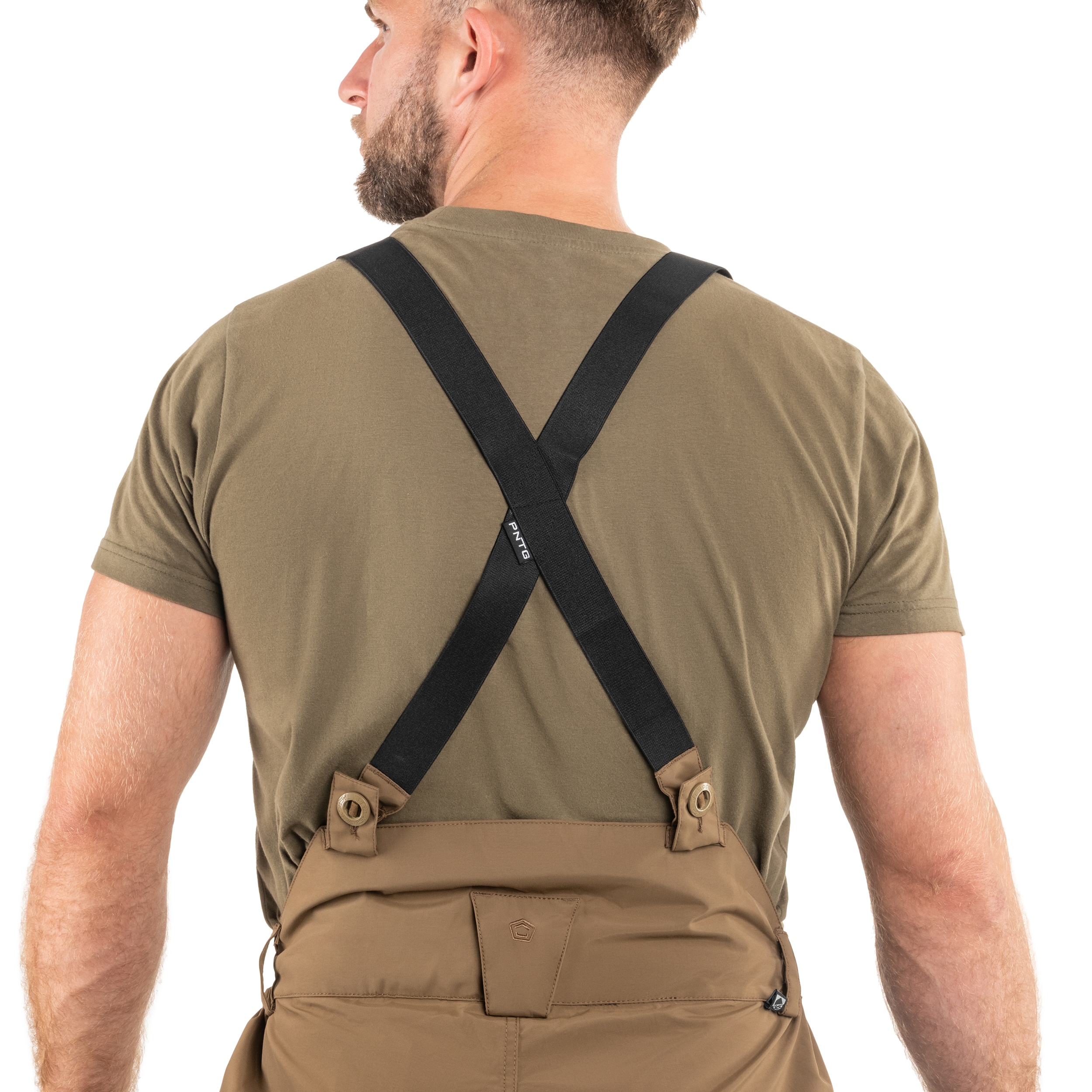 Pantaloni Pentagon Hurricane cu bretele - Coyote