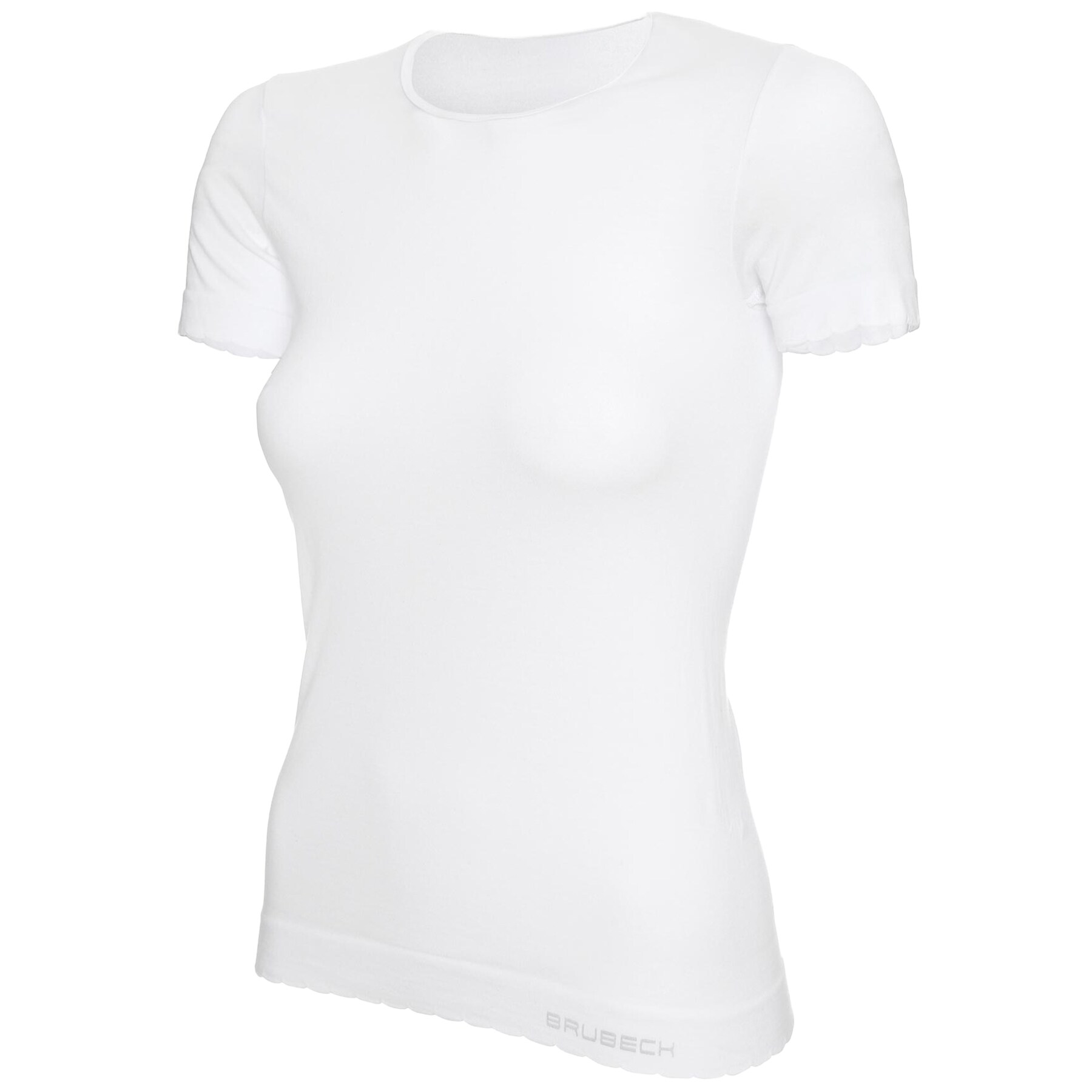 Tricou termoactiv de damă Brubeck Comfort Cotton - Alb