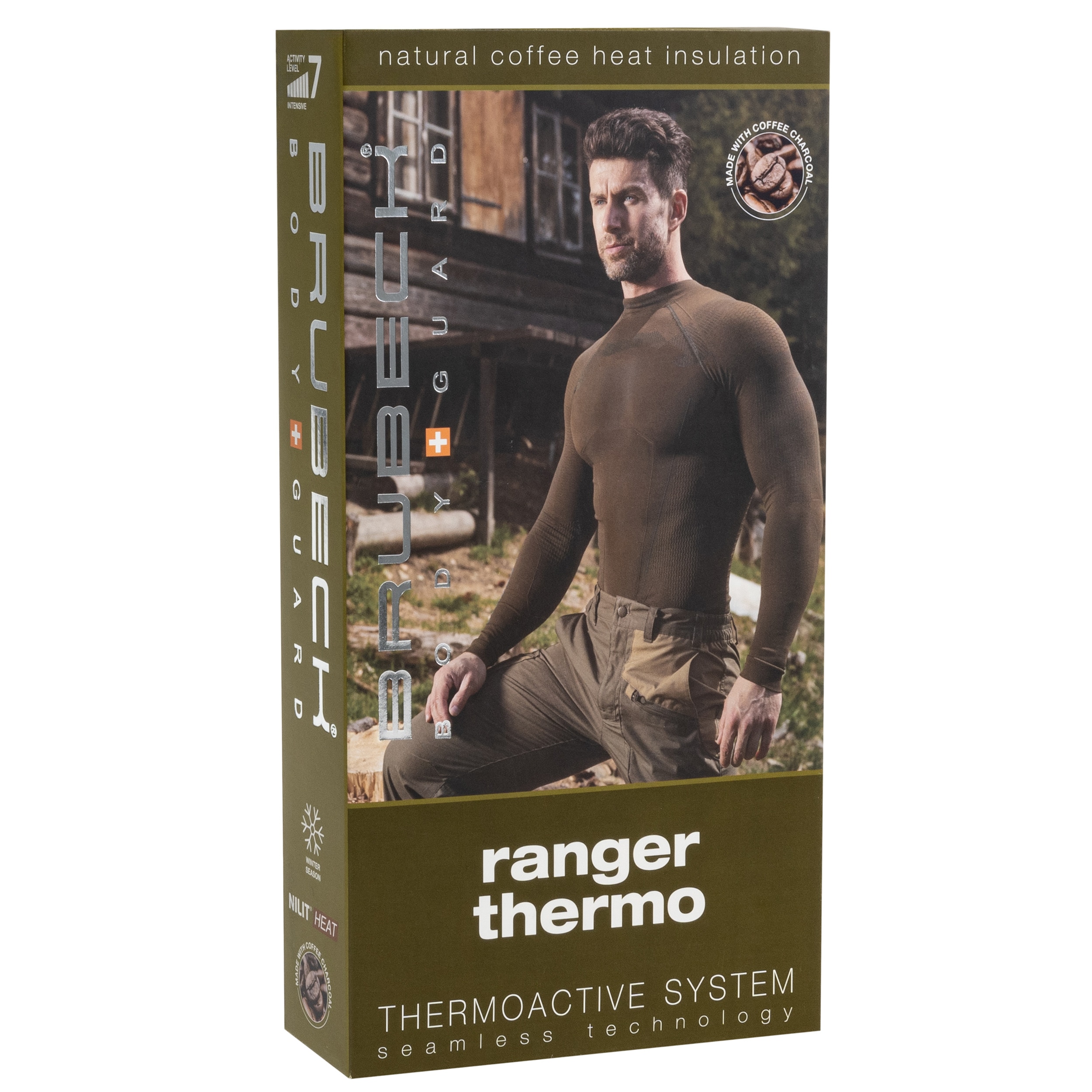 Bluză termoactivă Brubeck Ranger Thermo - Maro