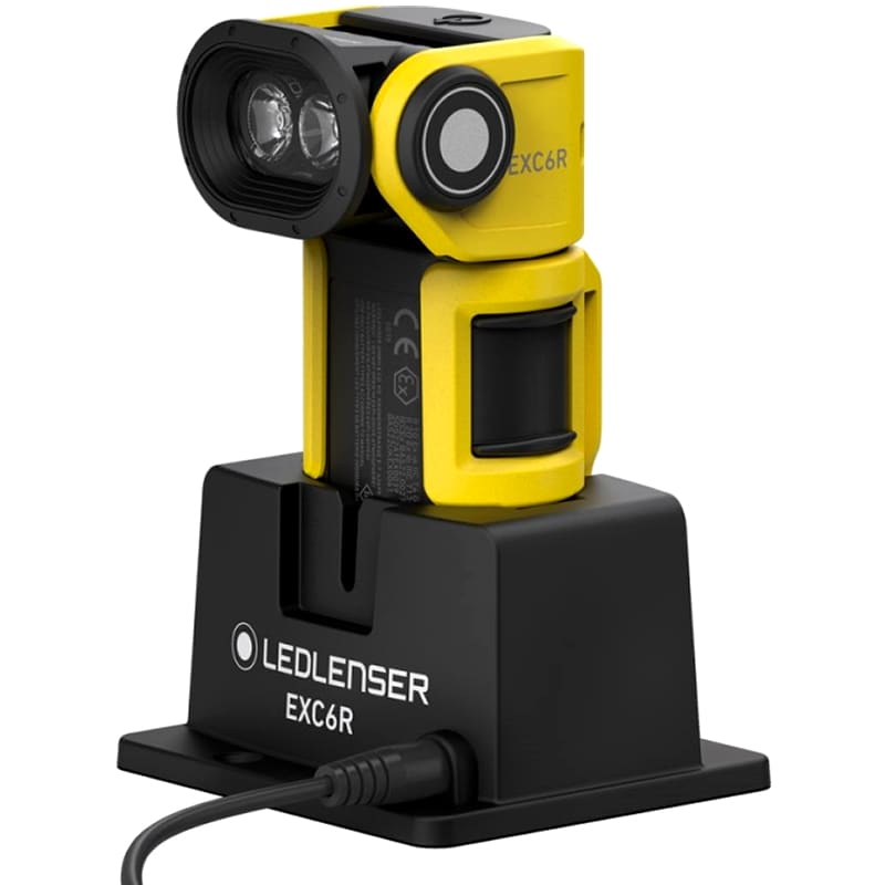 Lanternă Ledlenser EXC6R ATEX Set cu stație de încărcare - 300 lumeni