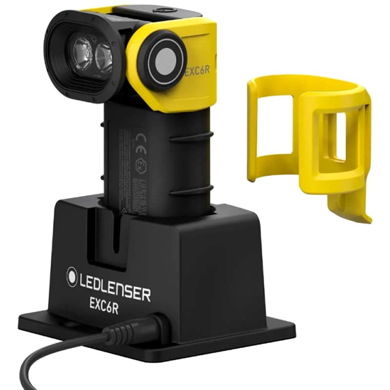 Lanternă Ledlenser EXC6R ATEX Set cu stație de încărcare - 300 lumeni