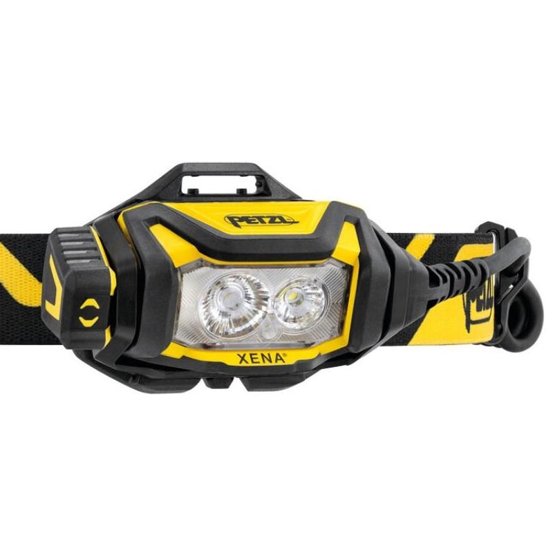 Lanternă frontală Petzl Xena Black/Yellow - 1400 lumeni