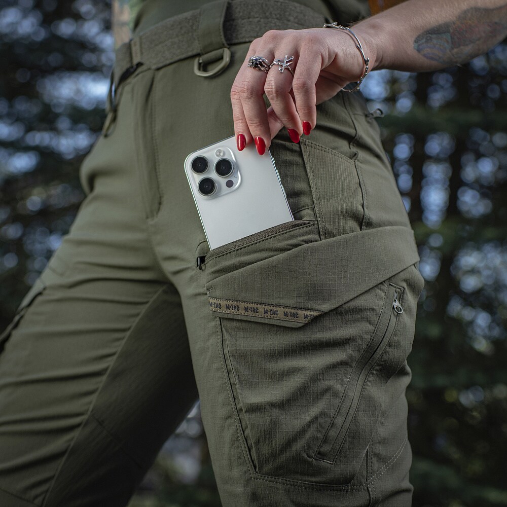 Pantaloni de damă M-Tac Aggressor Summer Flex Lady - Army Olive