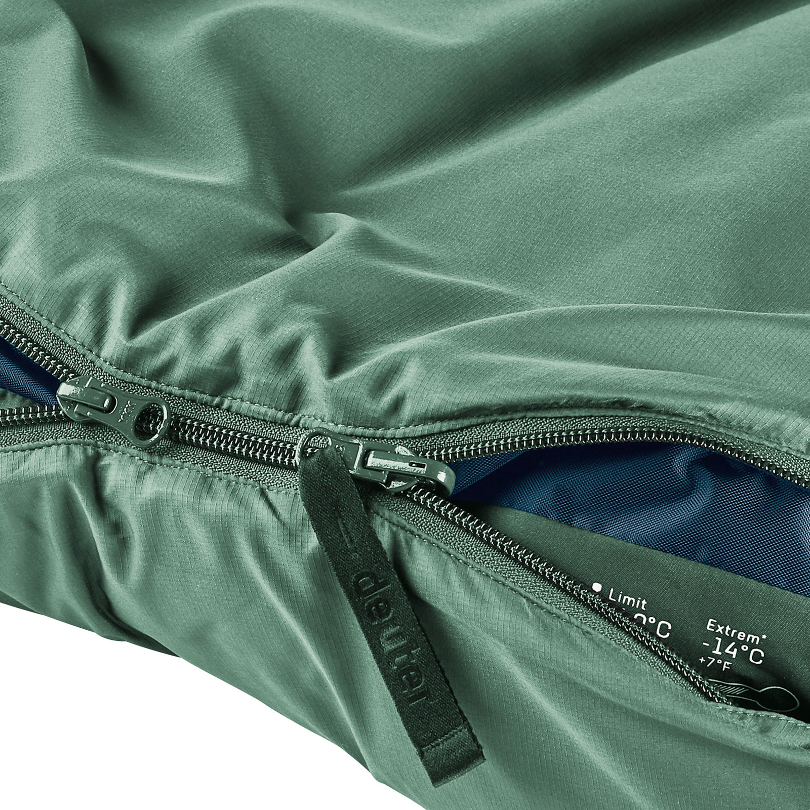 Sac de dormit Deuter Orbit 0 Extra Long - Ivy/Ink