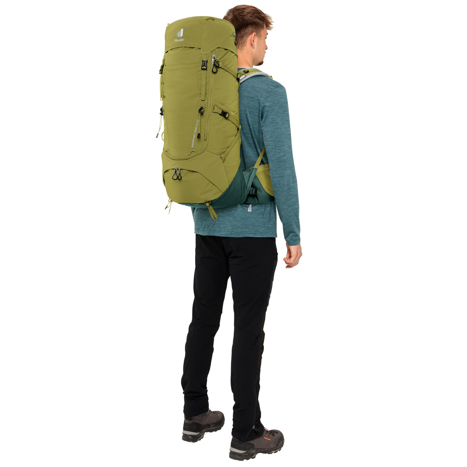 Rucsac de drumeție Deuter Aircontact Core 40+10 l - Cactus-ivy