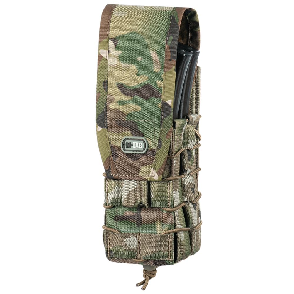 Husă dublă M-Tac cu clapetă pentru încărcătoare mari - MultiCam
