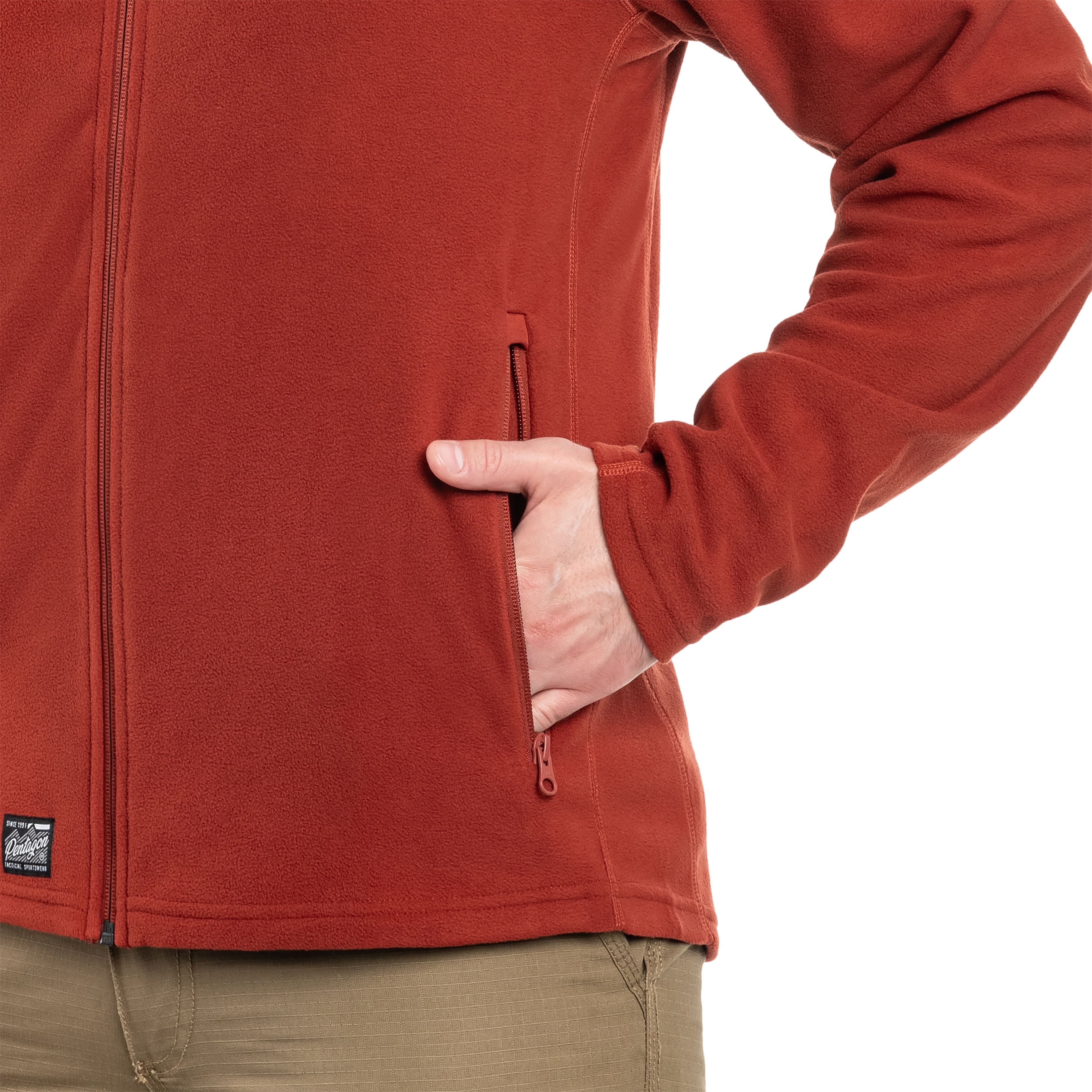 Jachetă polar Pentagon Arkos - Maroon Red