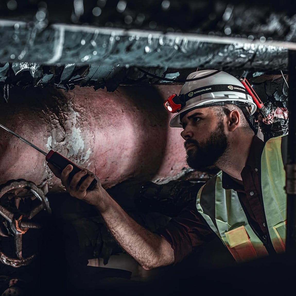 Lanternă frontală Streamlight Enduro Pro Haz-Lo Orange - 160 lumeni