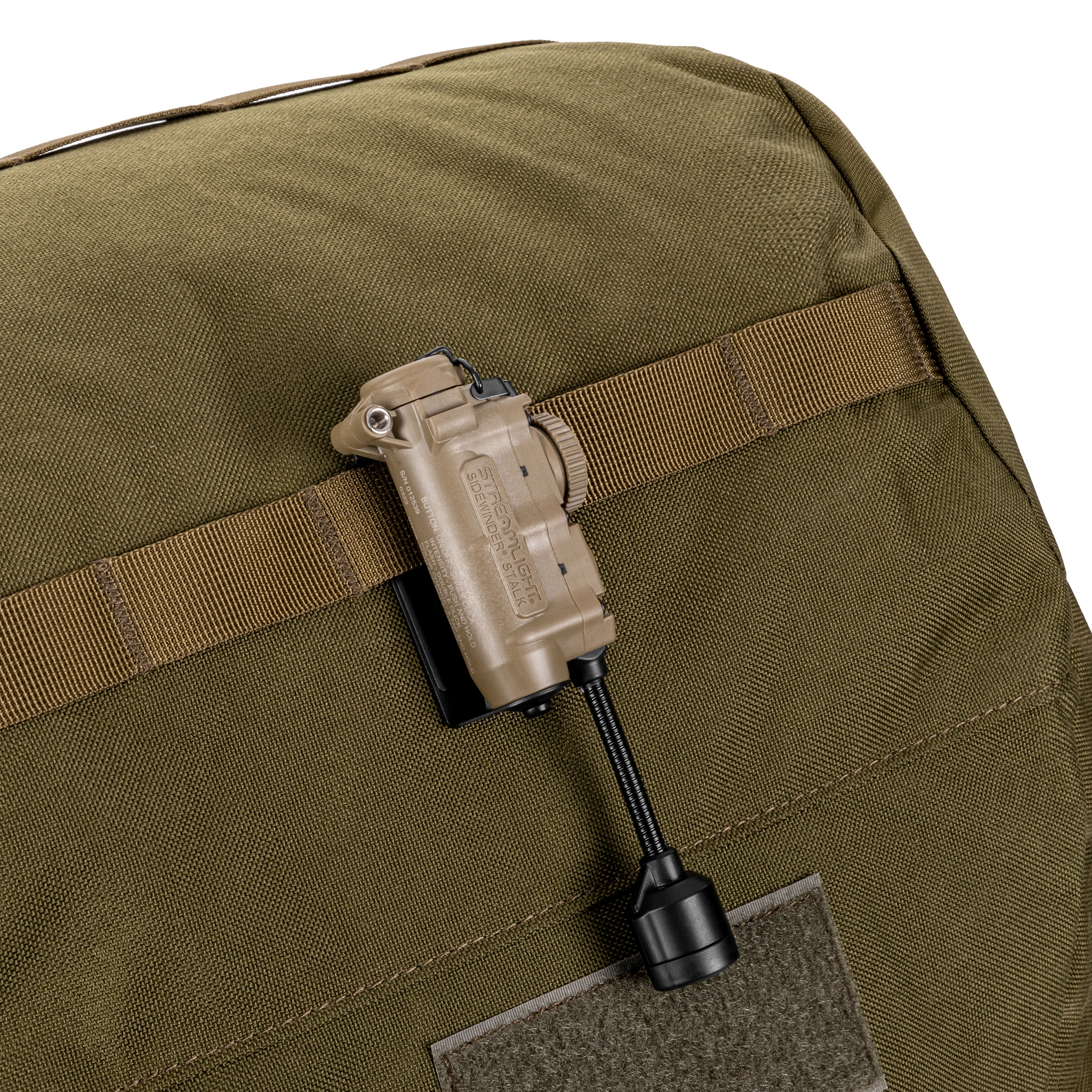 Lanternă pentru cască Streamlight Sidewinder Stalk Helmet Clips Arc Rail Mount Coyote - 76 lumeni