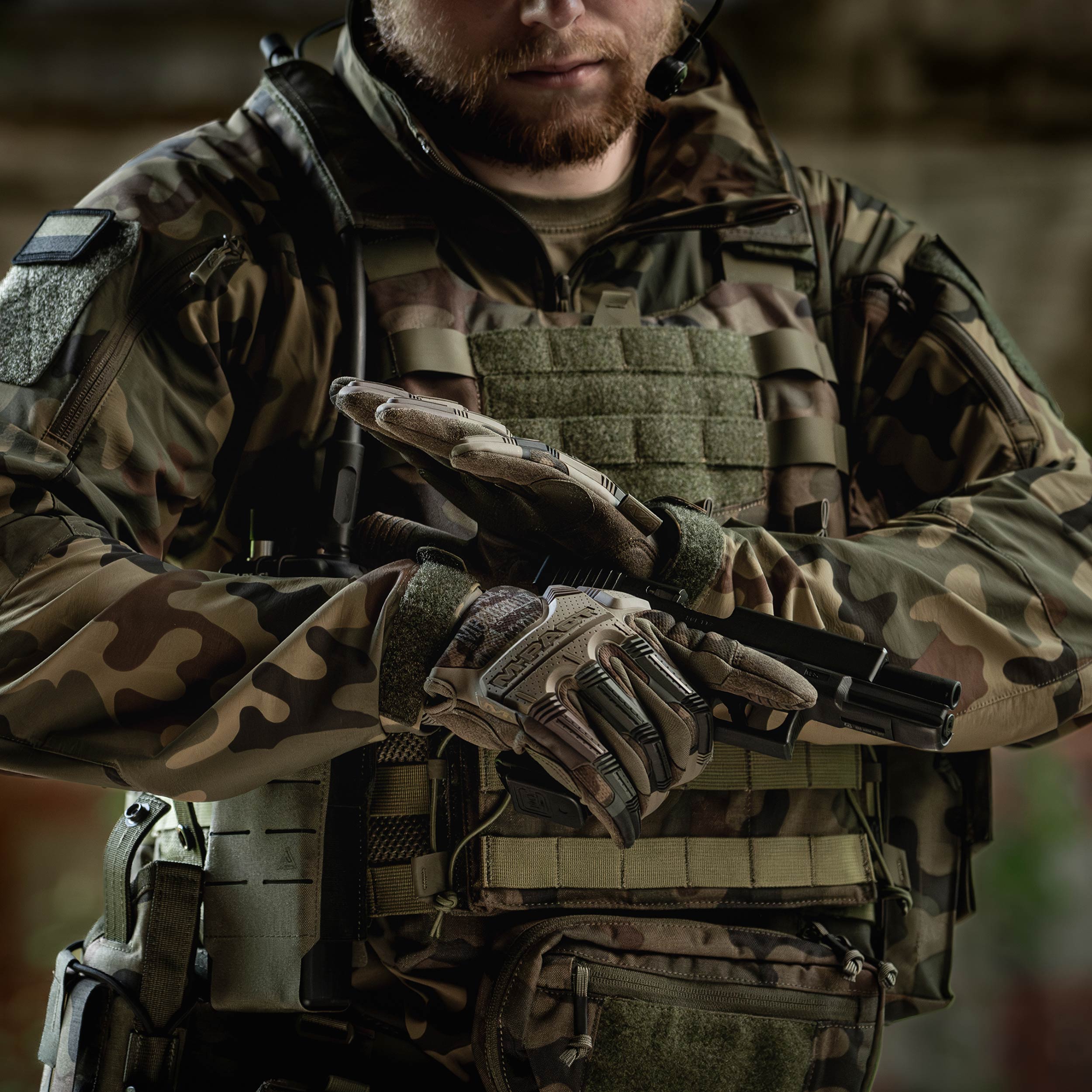 Mănuși tactice Mechanix Wear M-Pact -wz.93 Pantera PL Woodland