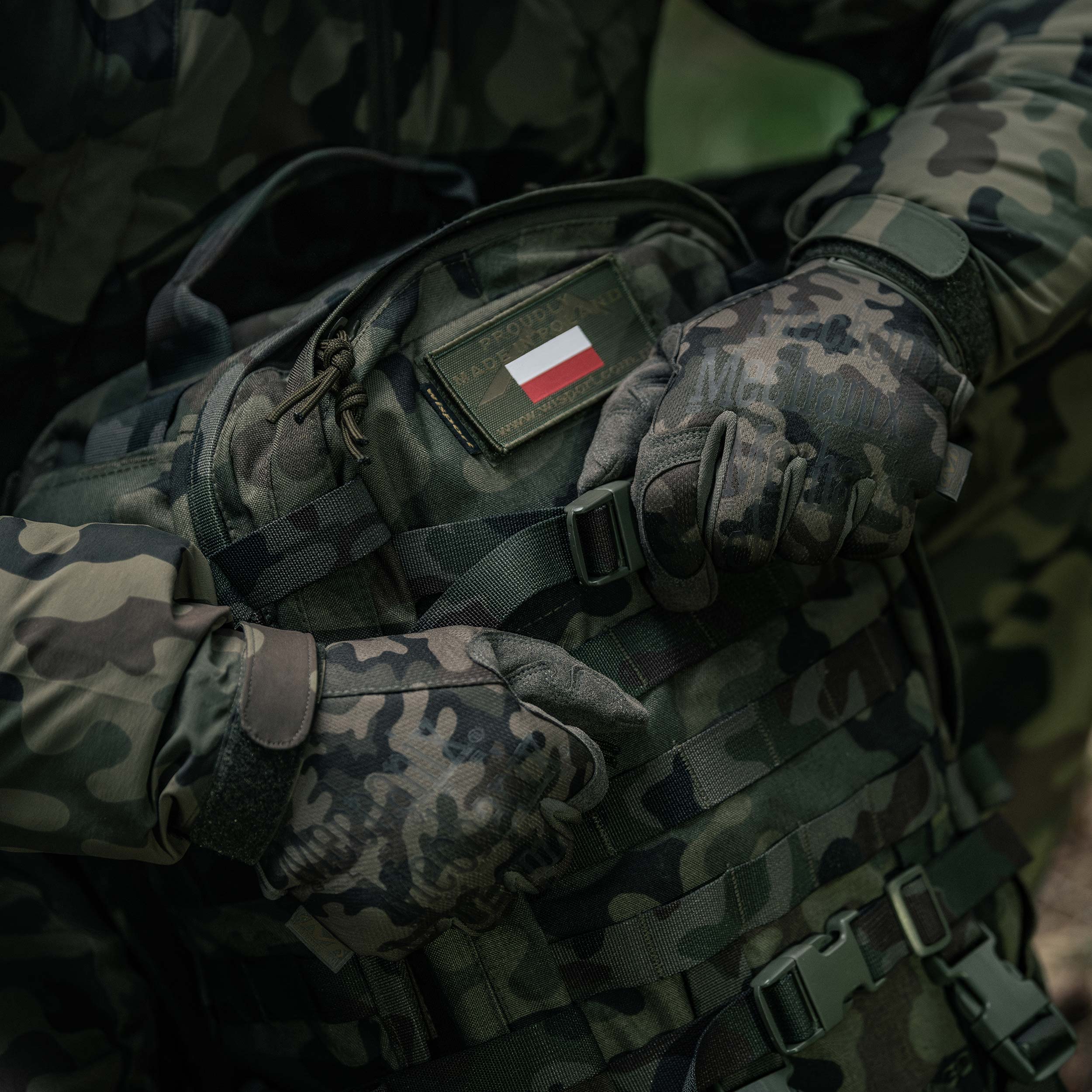 Mănuși tactice Mechanix Wear Original - wz.93 Pantera PL Woodland