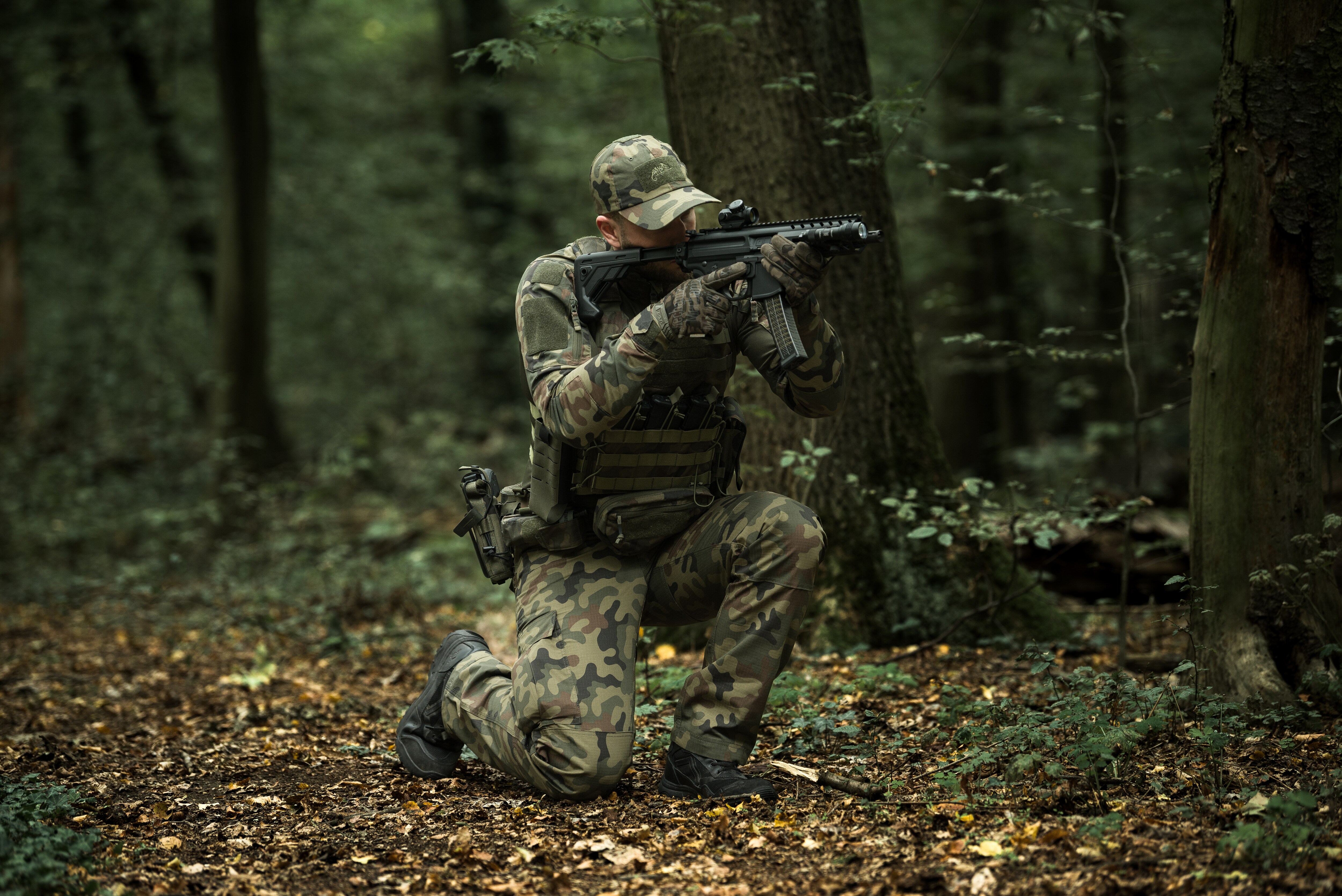 Mănuși tactice Mechanix Wear Original - wz.93 Pantera PL Woodland