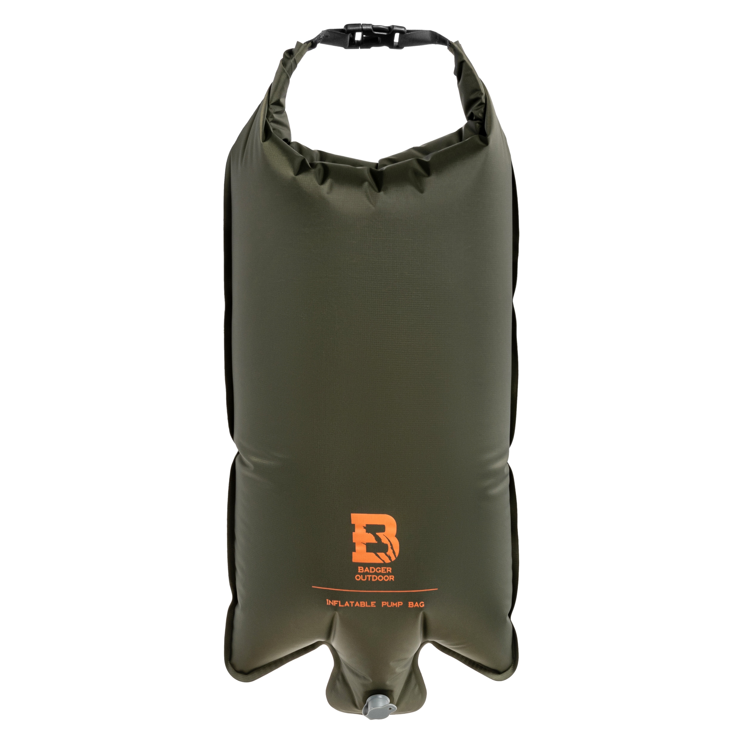 Sac cu funcție de pompă Badger Outdoor Inflatable Pump Bag - Olive