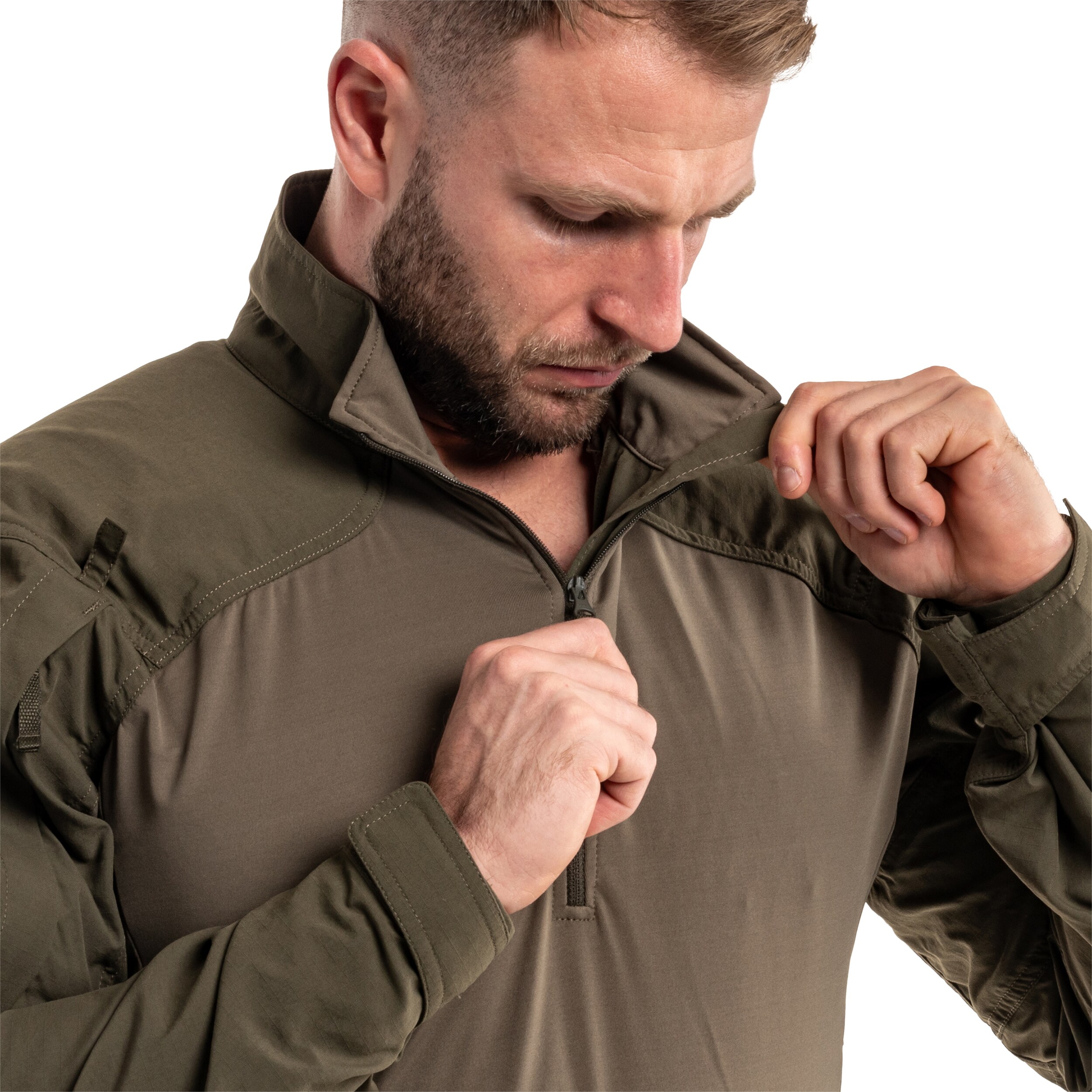 Bluză UF PRO Tropic Thunder Combat Shirt - Brown Grey