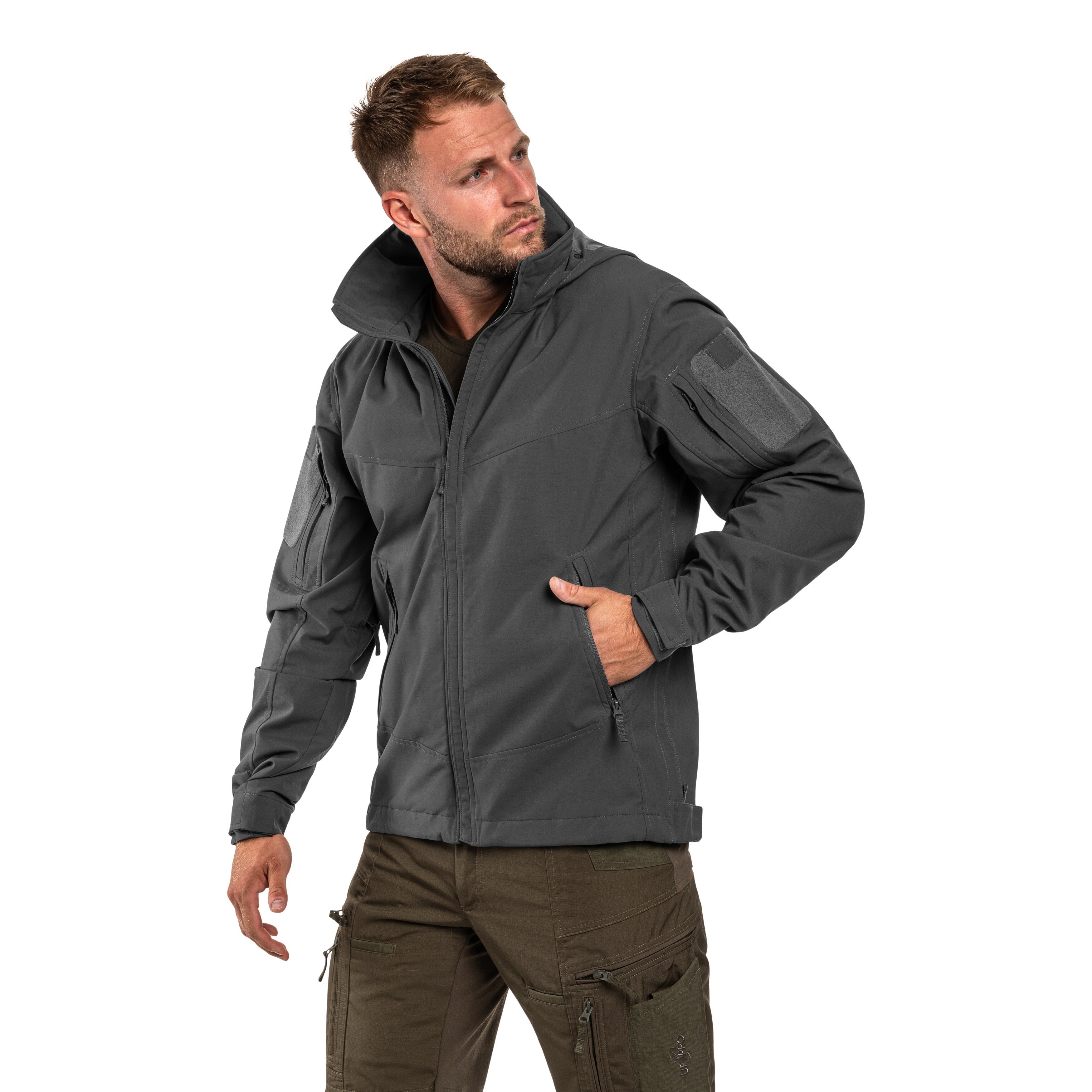 Geacă UF PRO Delta Eagle Gen.3 Tactical Softshell - Steel Grey