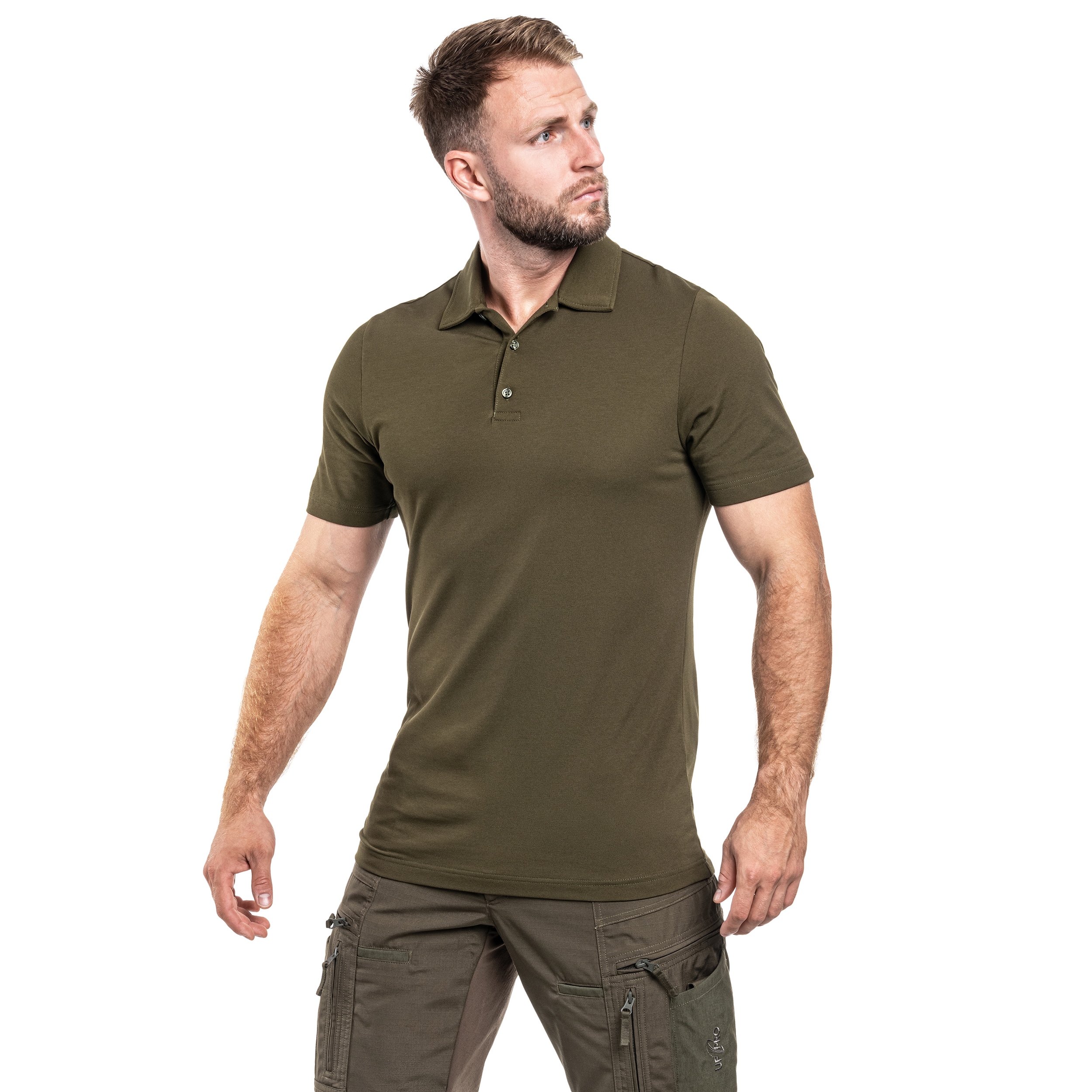 Tricou polo UF PRO Urban Polo - Chive Green