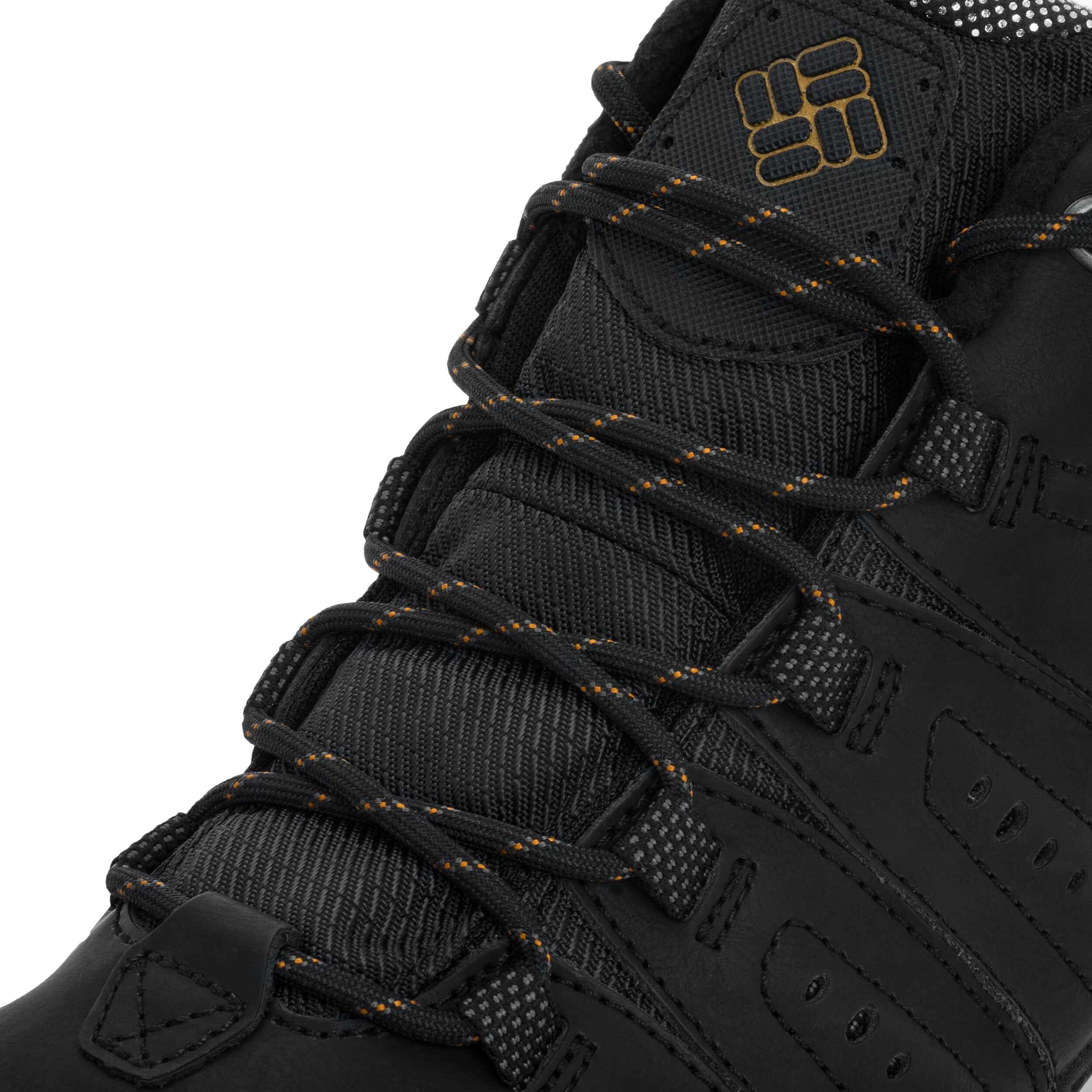 Încălțăminte Columbia Woodburn II Mid Waterproof - Black/Goldenrod