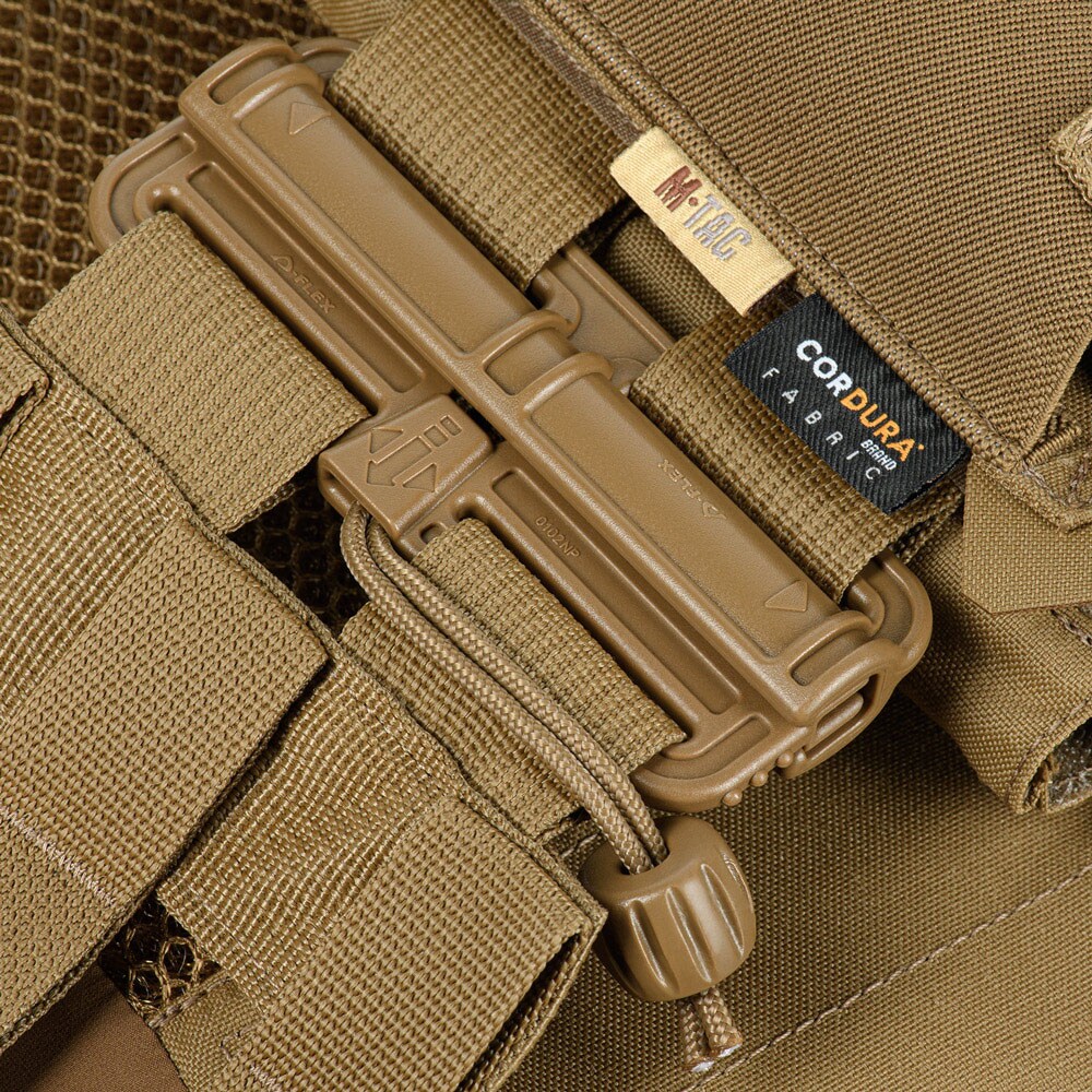 Vestă tactică tip Plate Carrier M-Tac Cuirass Elite - Coyote