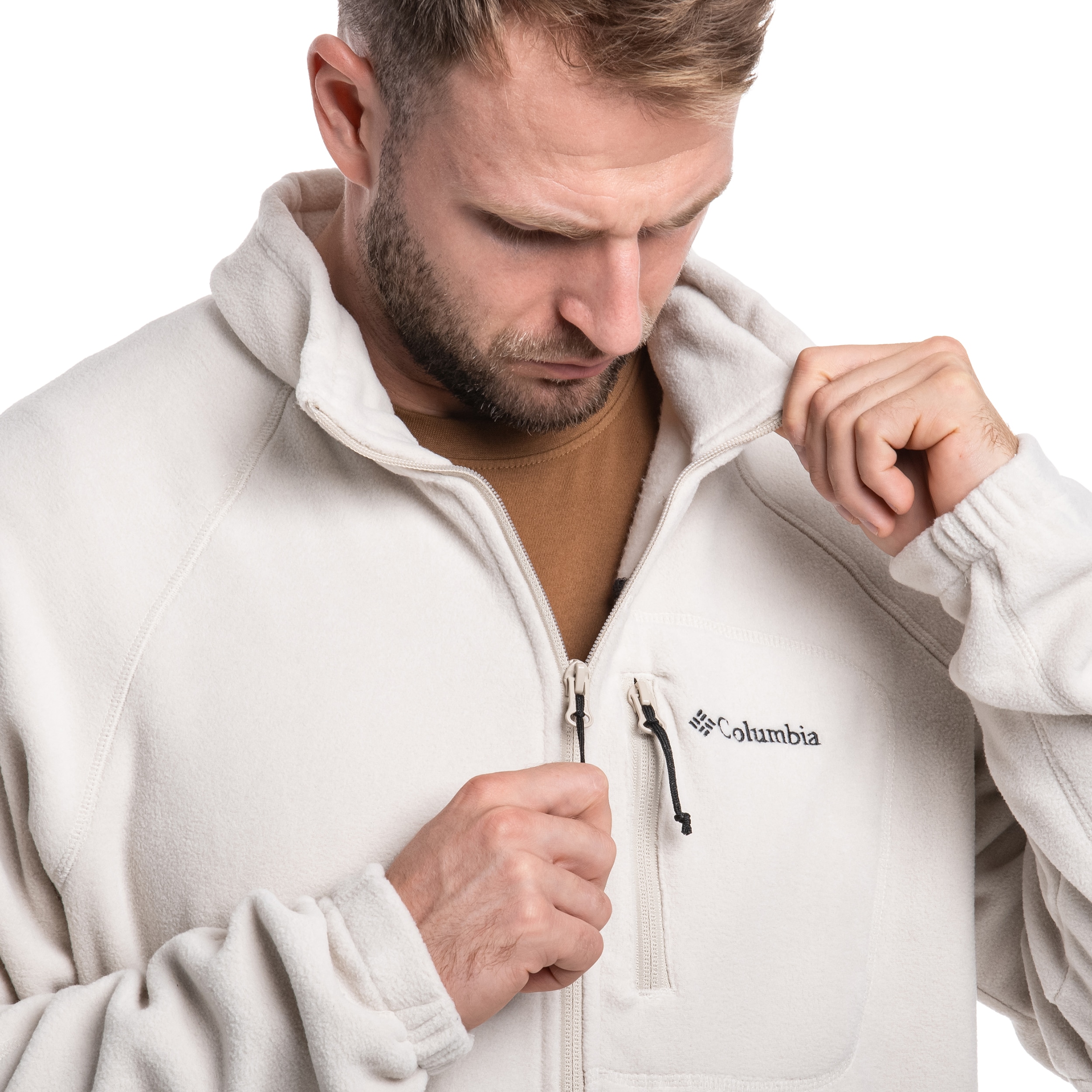 Jachetă polar Columbia Fast Trek II - Dark Stone