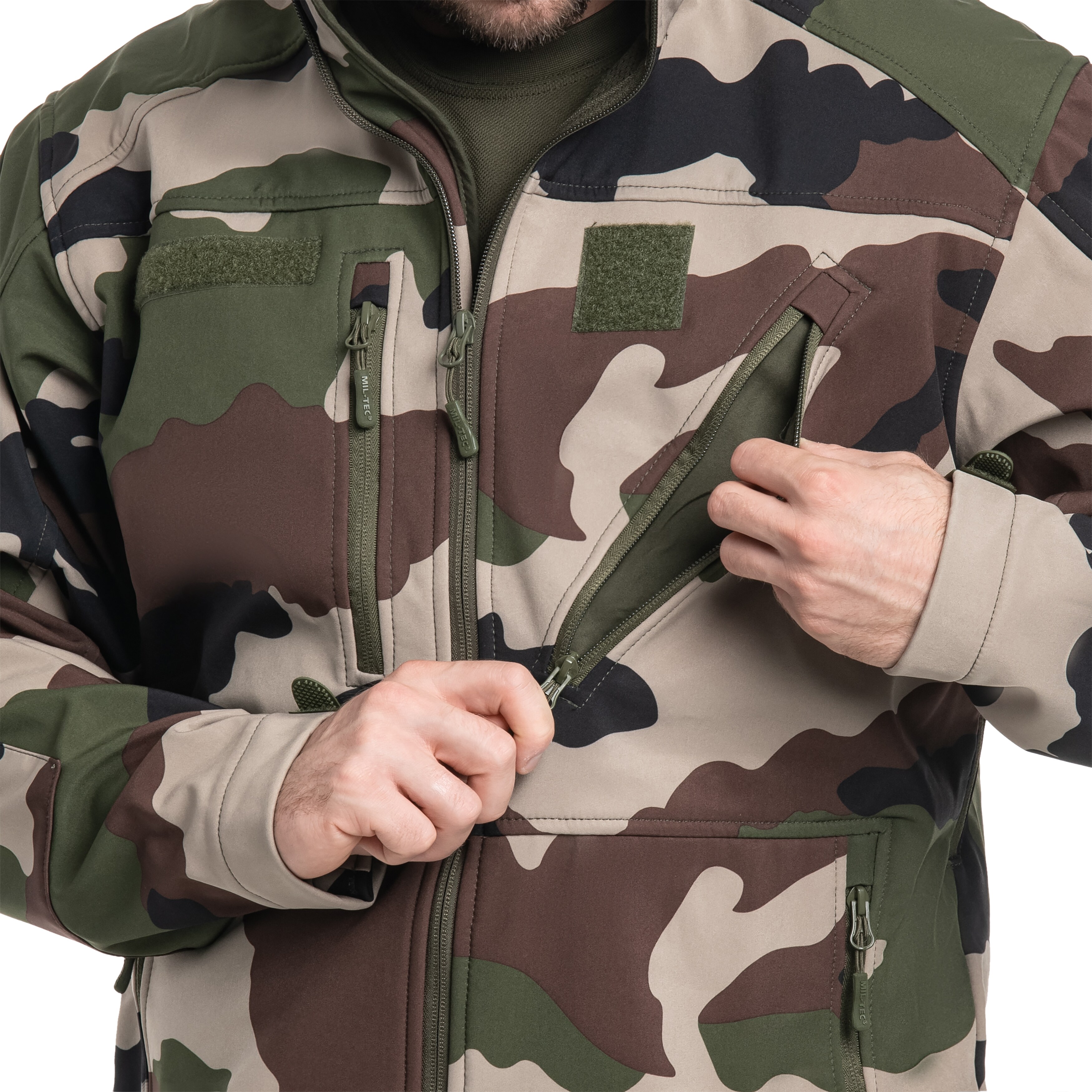 Geacă Mil-Tec SCU 14 Softshell - CCE Camo