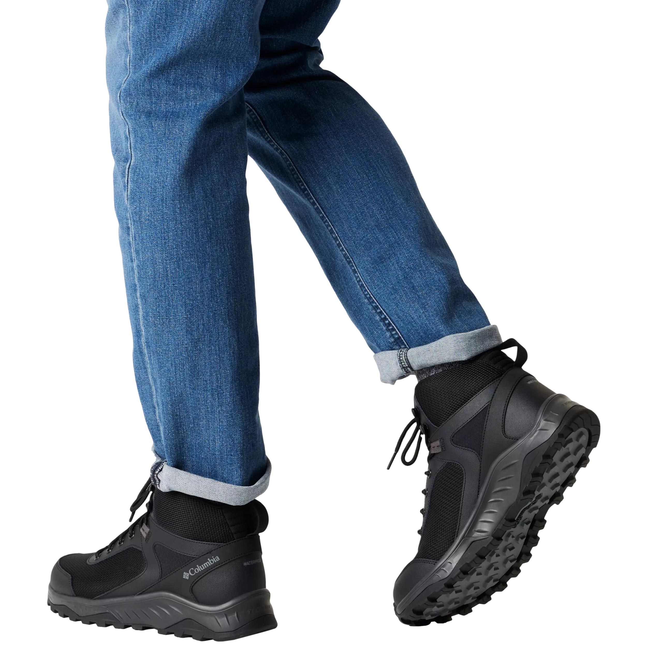 Încălțăminte Columbia Trailstorm Ascend II Mid Waterproof - Black/Dark Grey