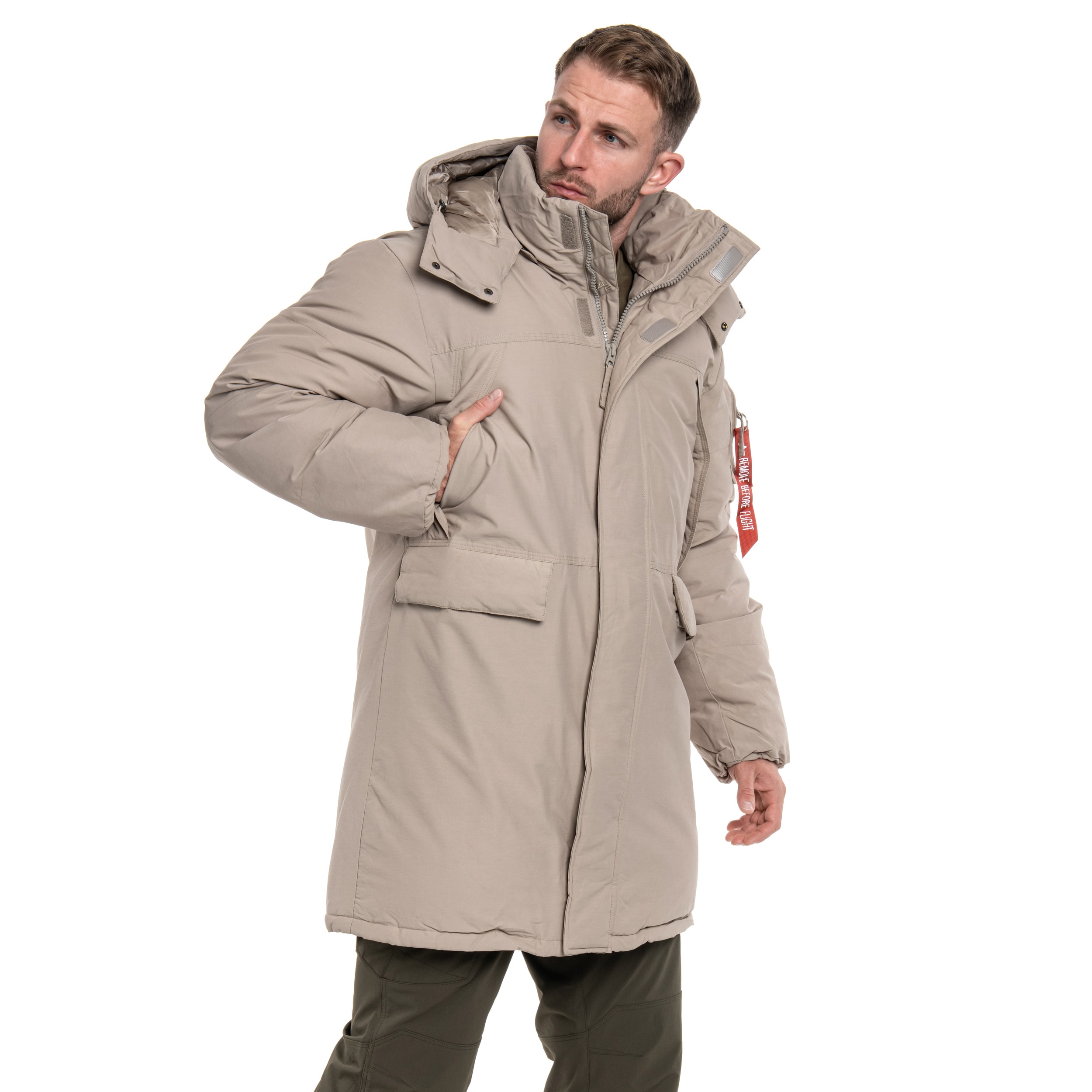 Geacă Alpha Industries Puffer Parka - Vintage Sand