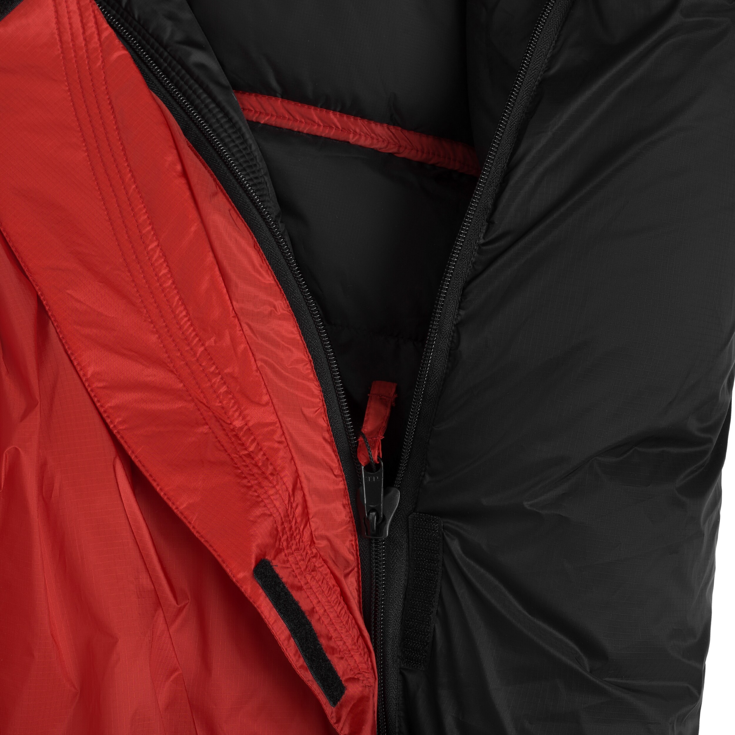 Sac de dormit Carinthia D 800X Large Stâng - Red