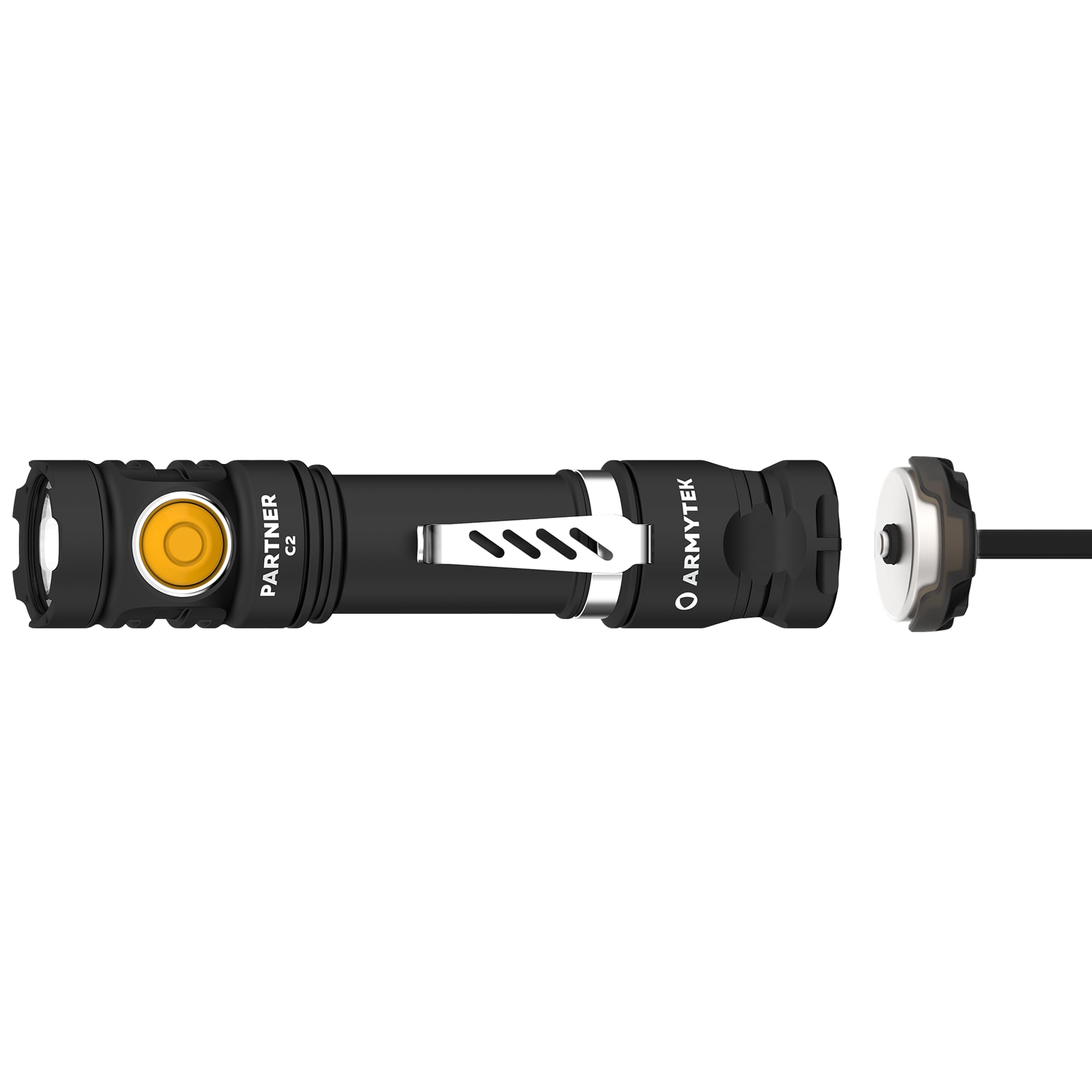 Lanternă Armytek Partner C2 Magnet USB Warm - 1240 lumeni