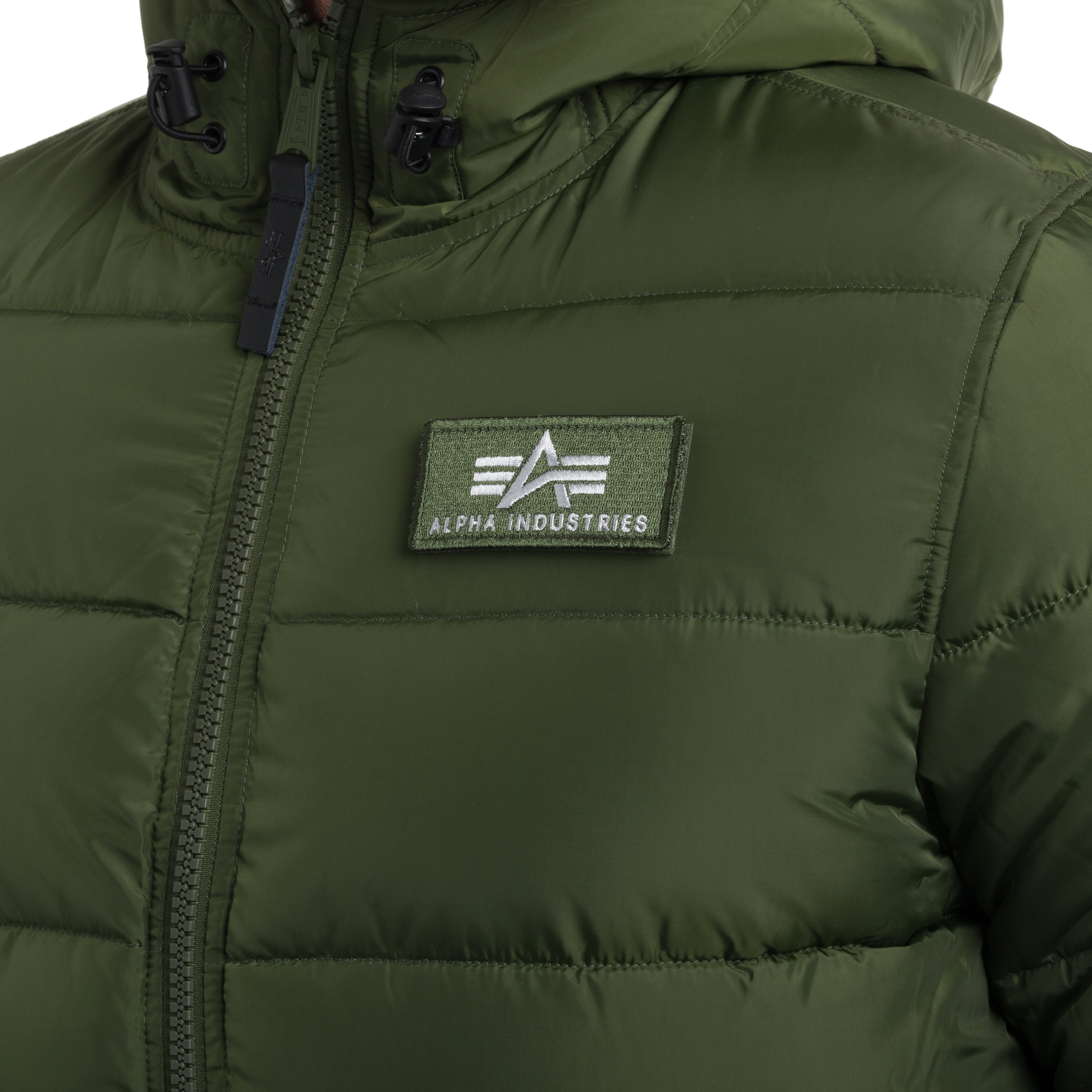 Geacă Alpha Industries Hooded Puffer FD - Dark Green