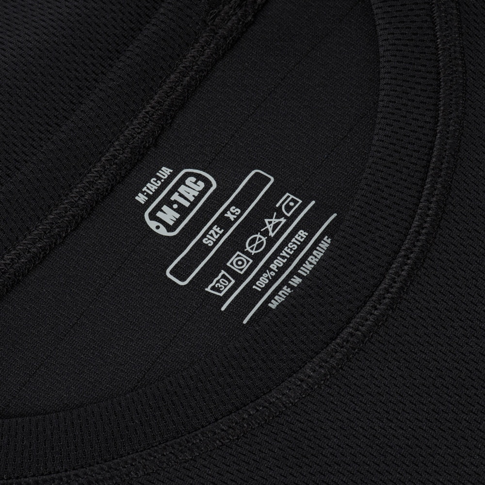 Tricou termoactiv M-Tac Raglan Tactical Summer - Black