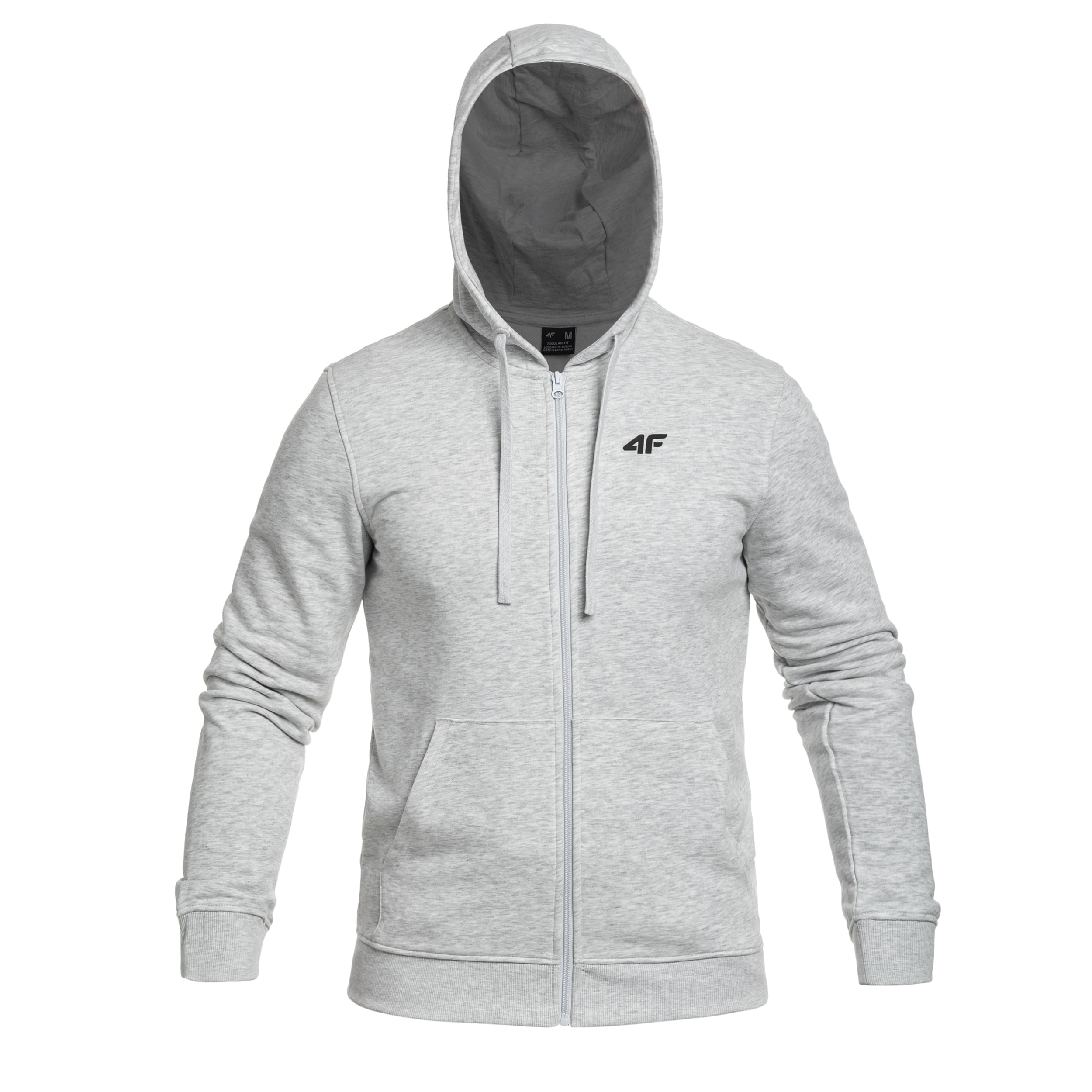 Hanorac cu fermoar 4F M1466 - Gri